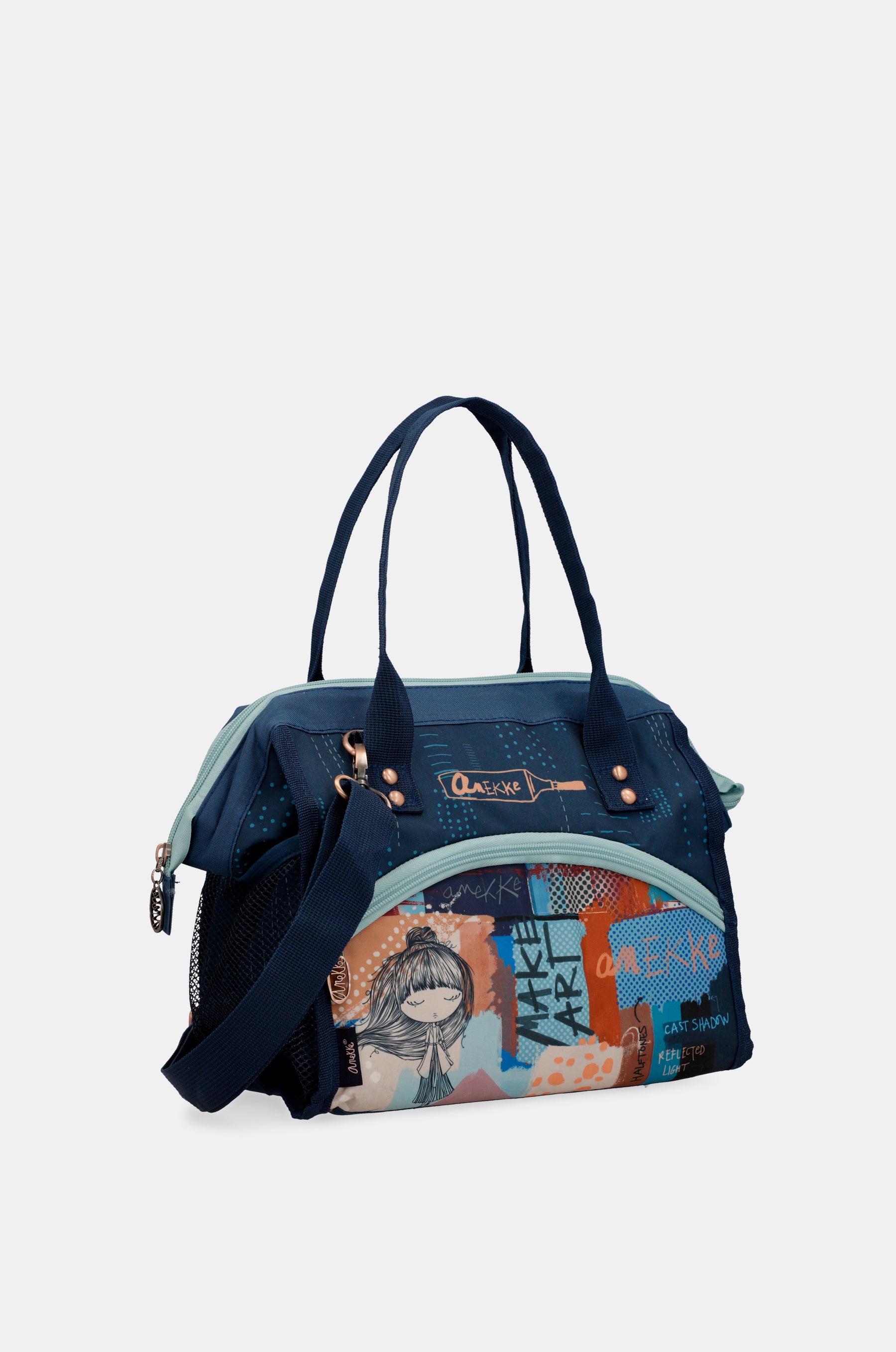 Contemporary food bag with shoulder strap