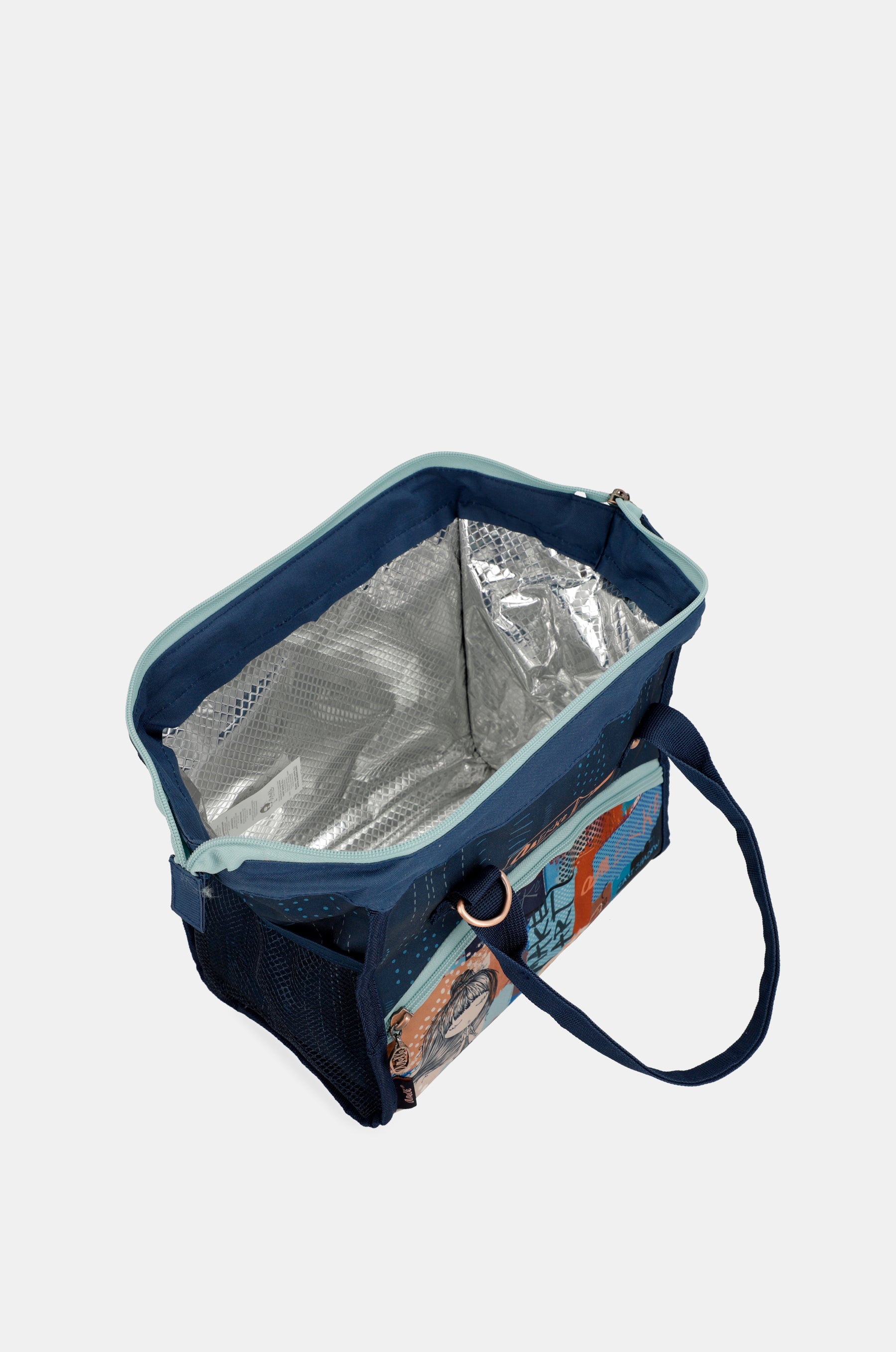 Contemporary food bag with shoulder strap