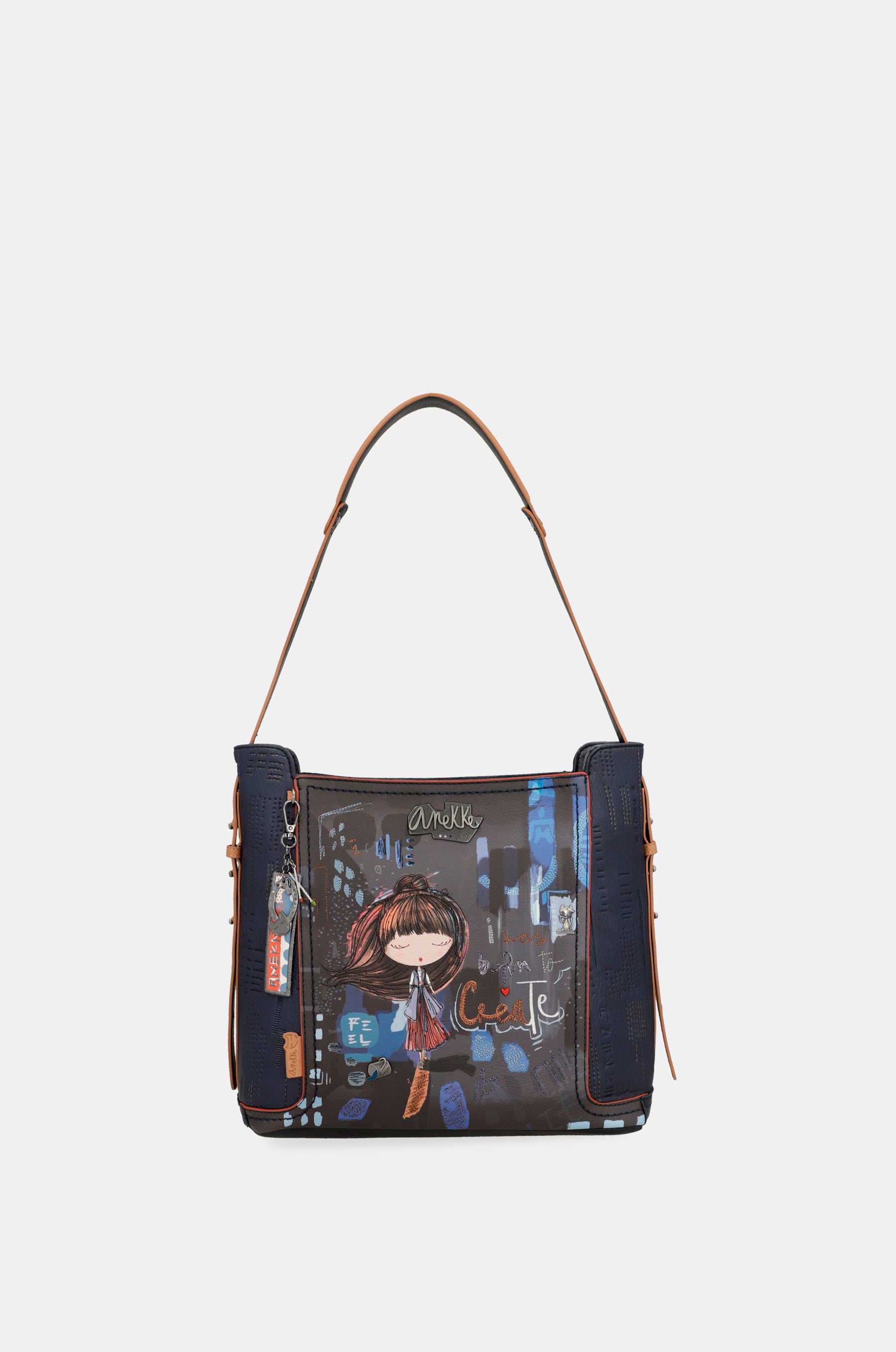 Contemporary large shoulder bag
