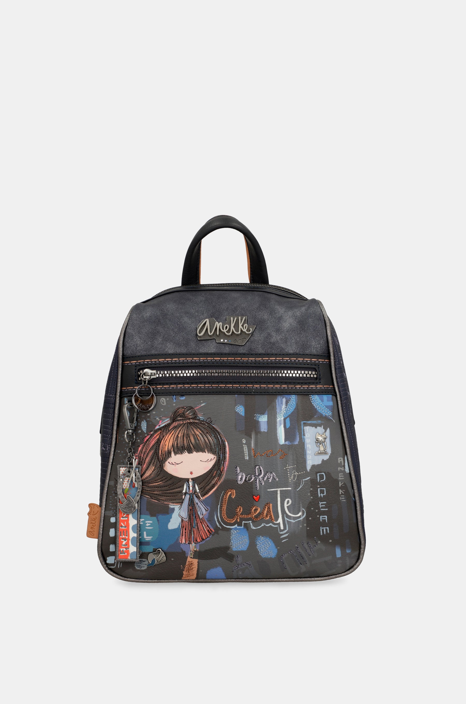 Contemporary triangular backpack
