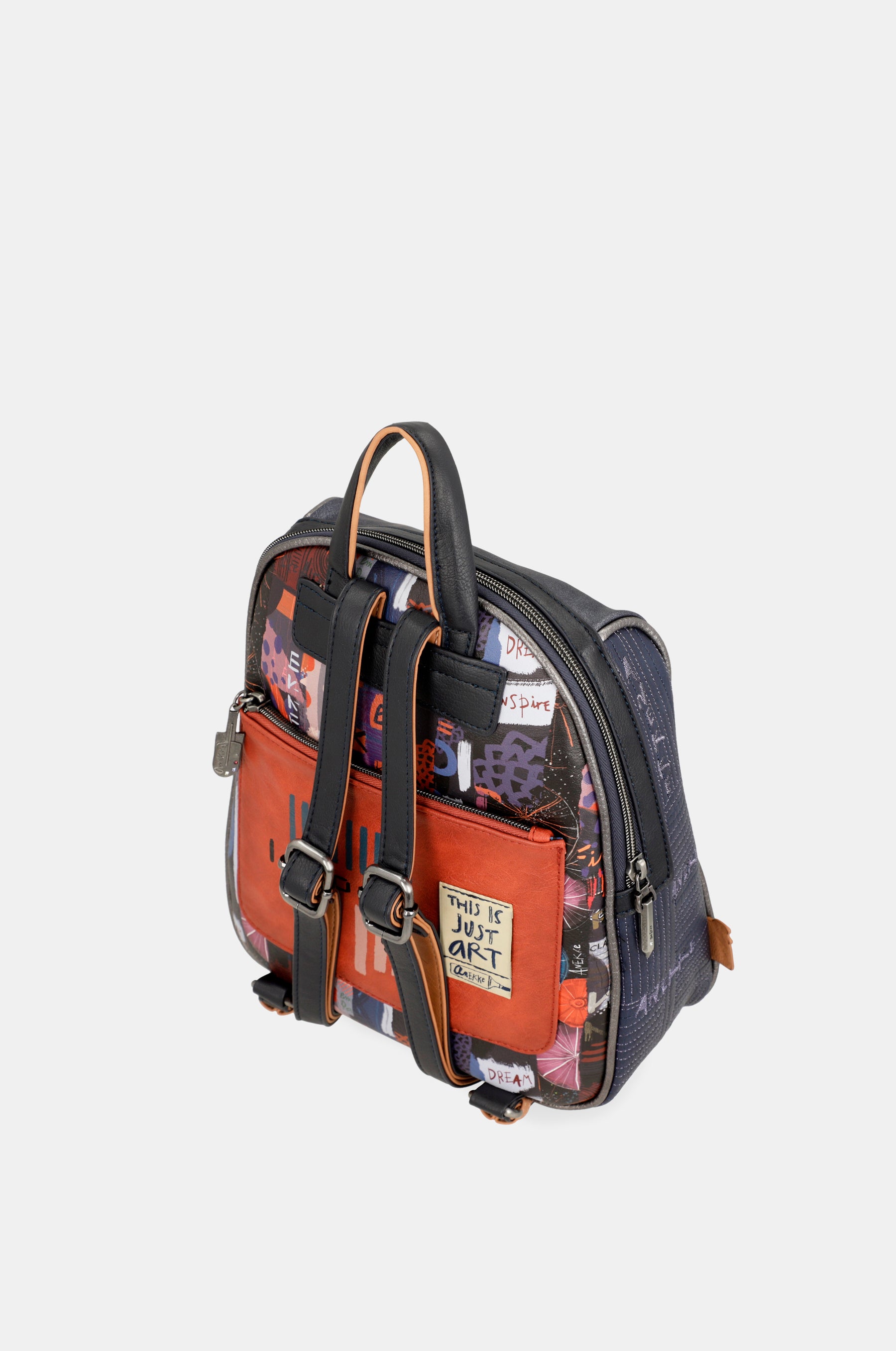Contemporary triangular backpack