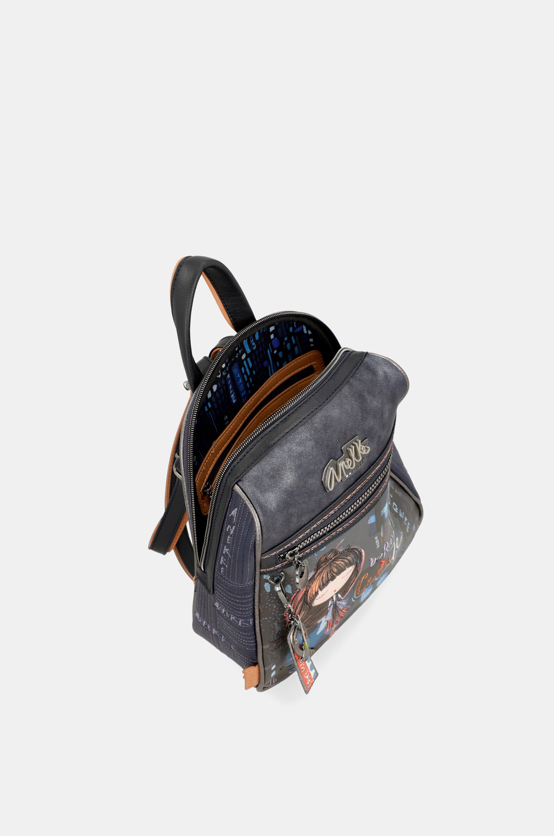 Contemporary triangular backpack