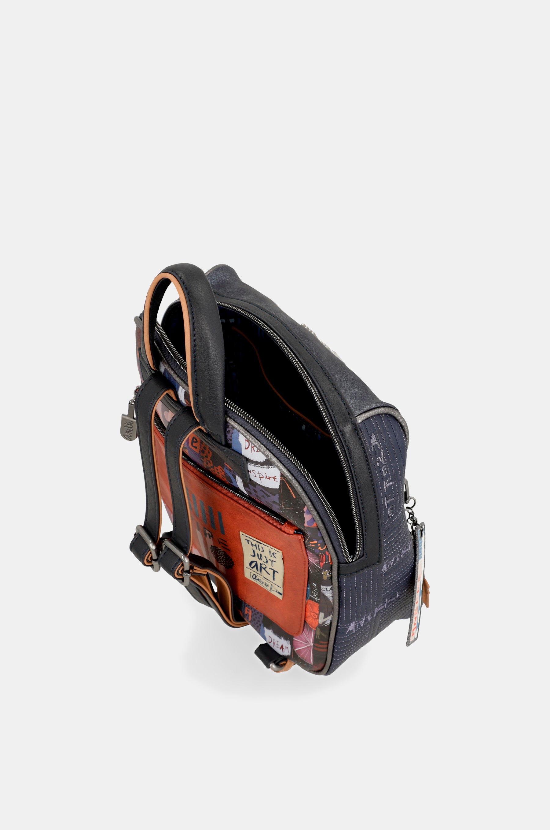 Contemporary triangular backpack