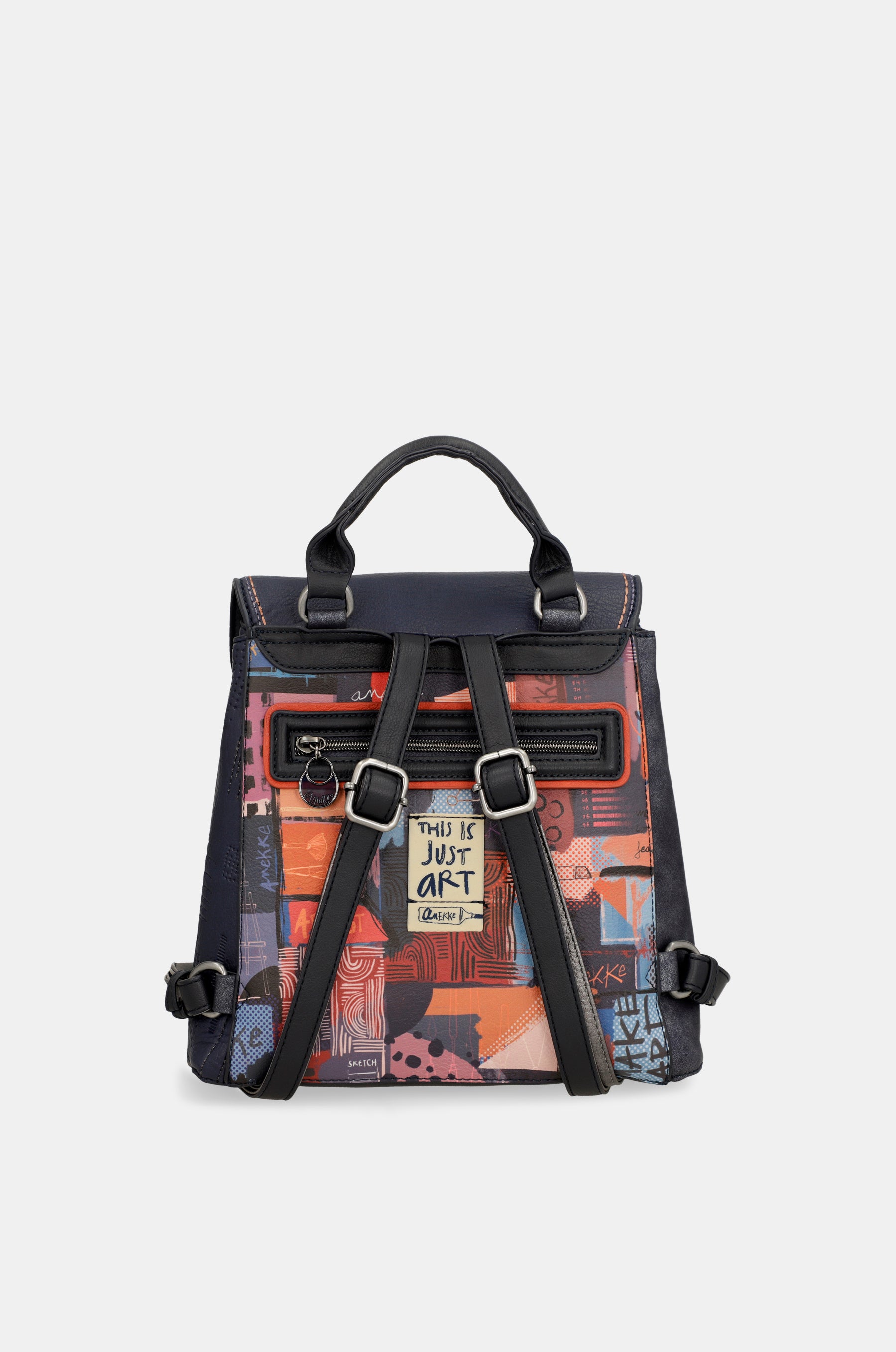 Contemporary flap backpack Contemporary