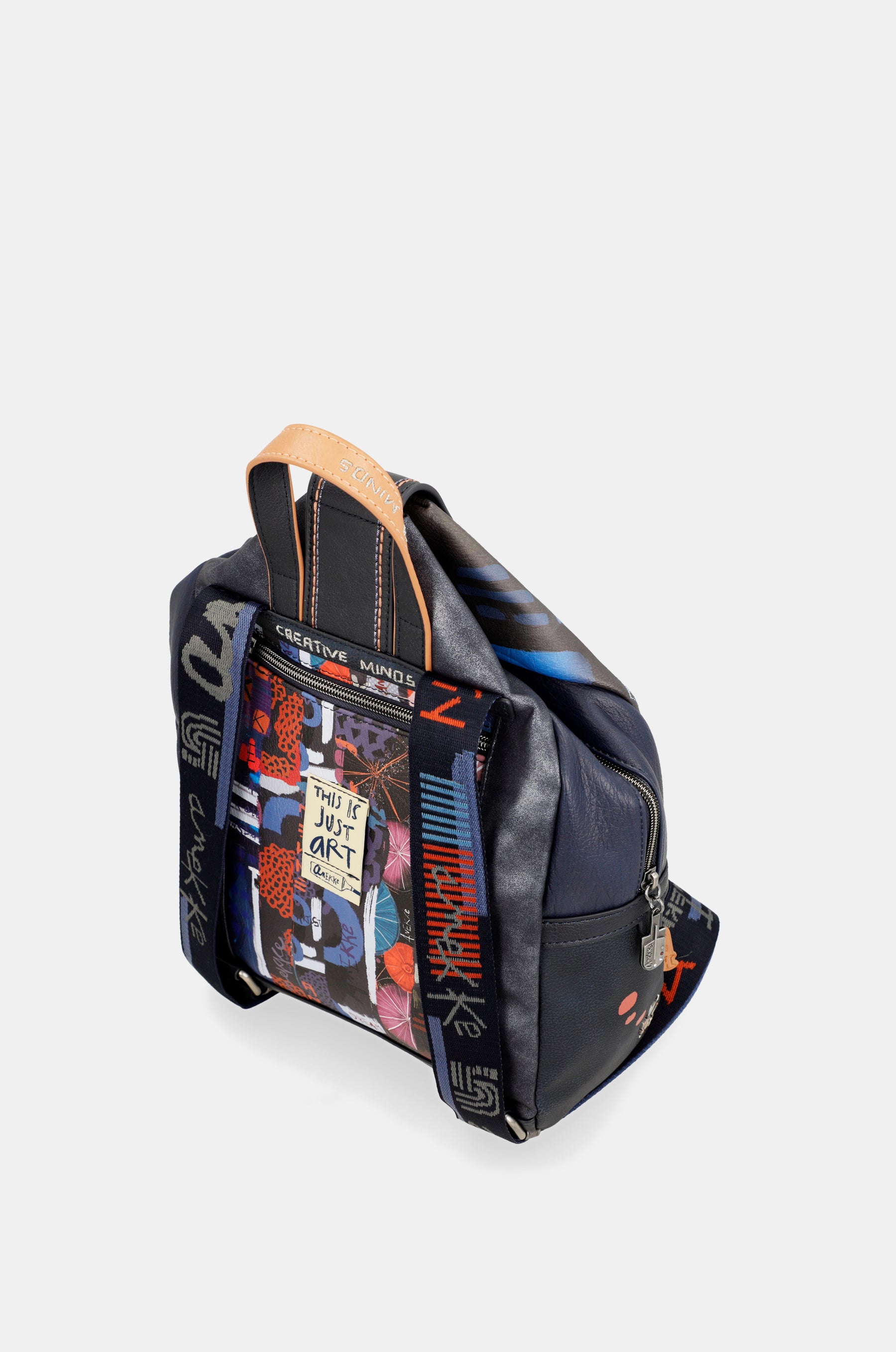 Contemporary flexible medium sized backpack
