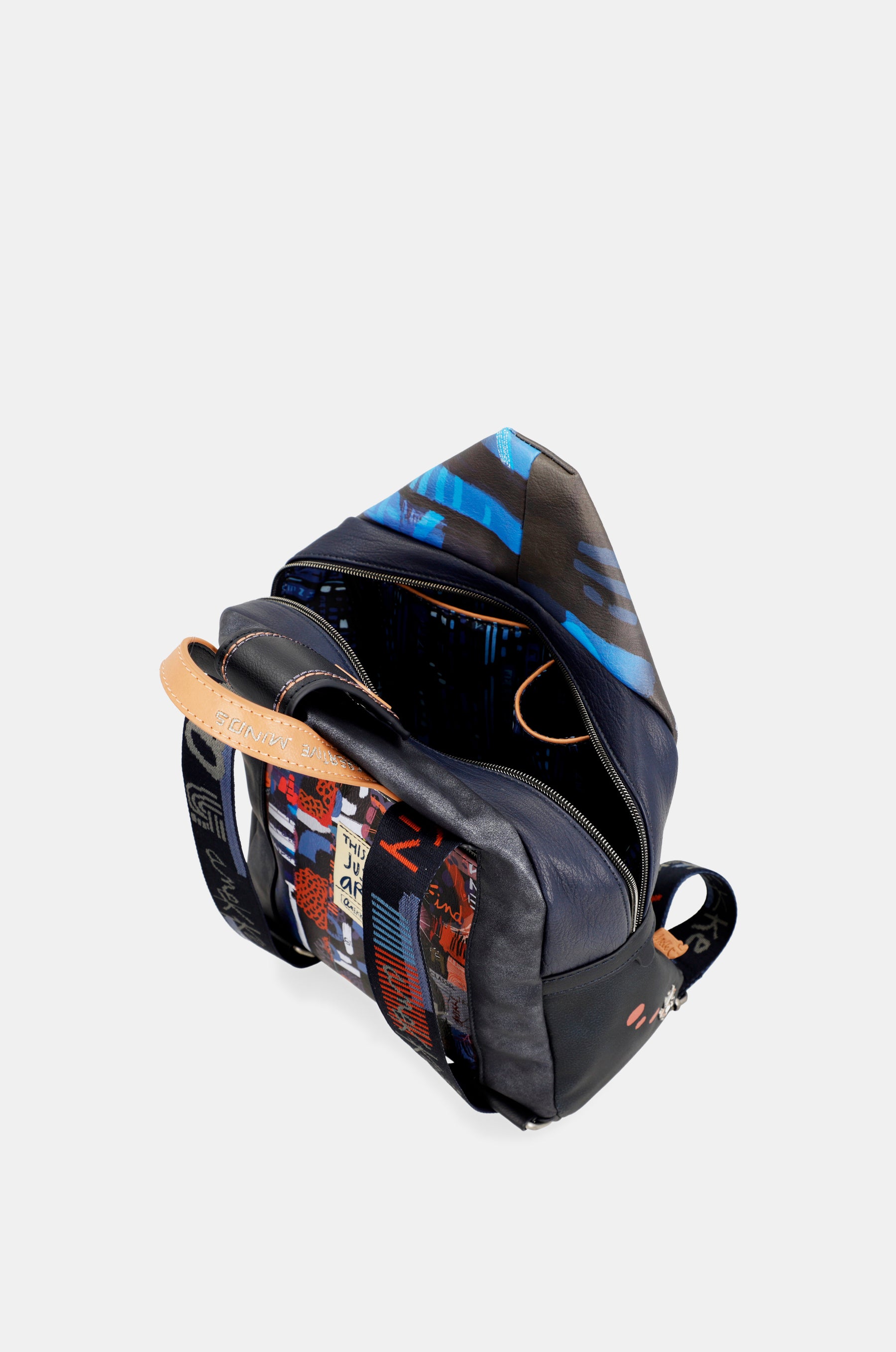 Contemporary flexible medium sized backpack