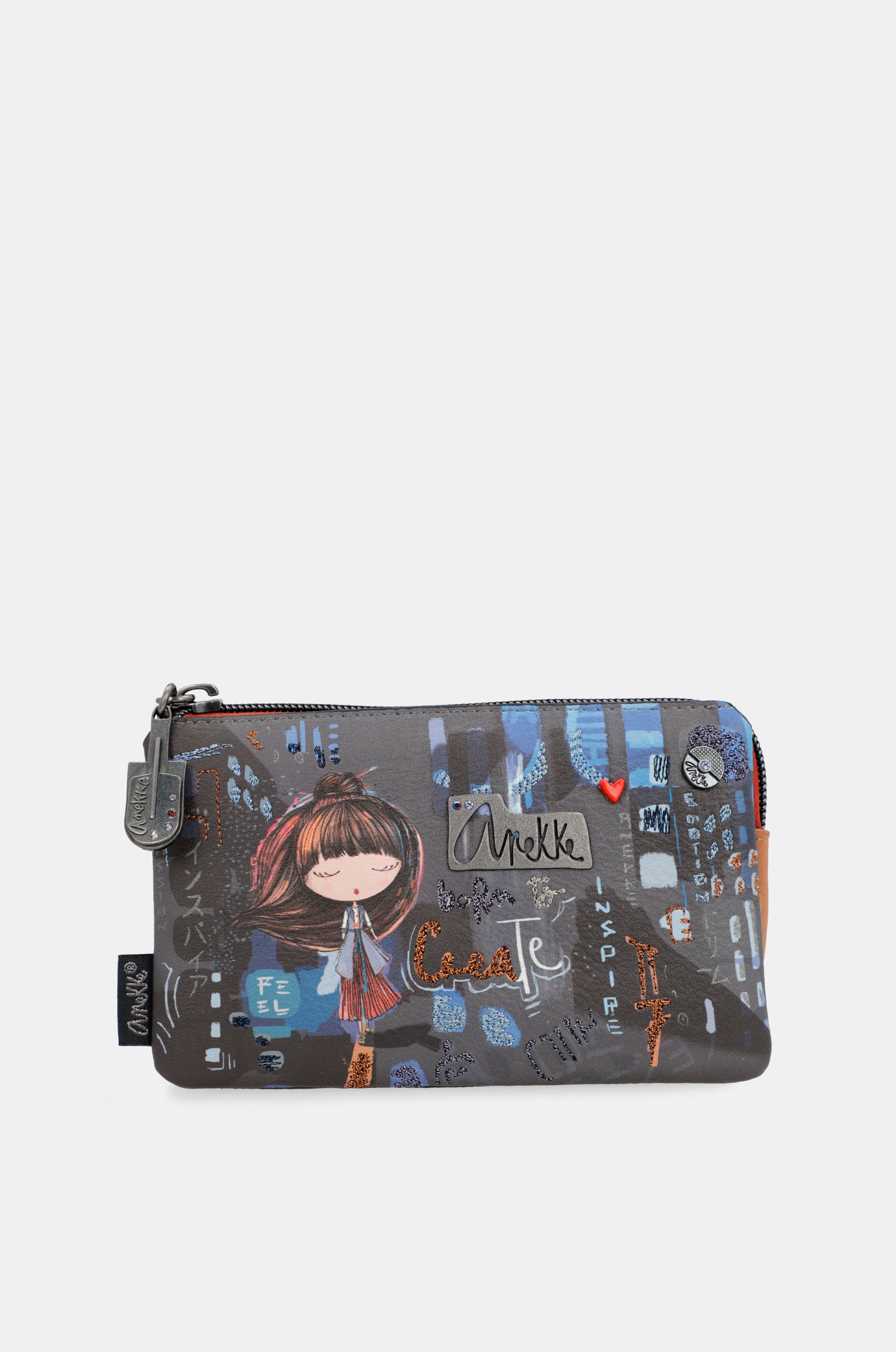 Contemporary Triple Compartment Wallet