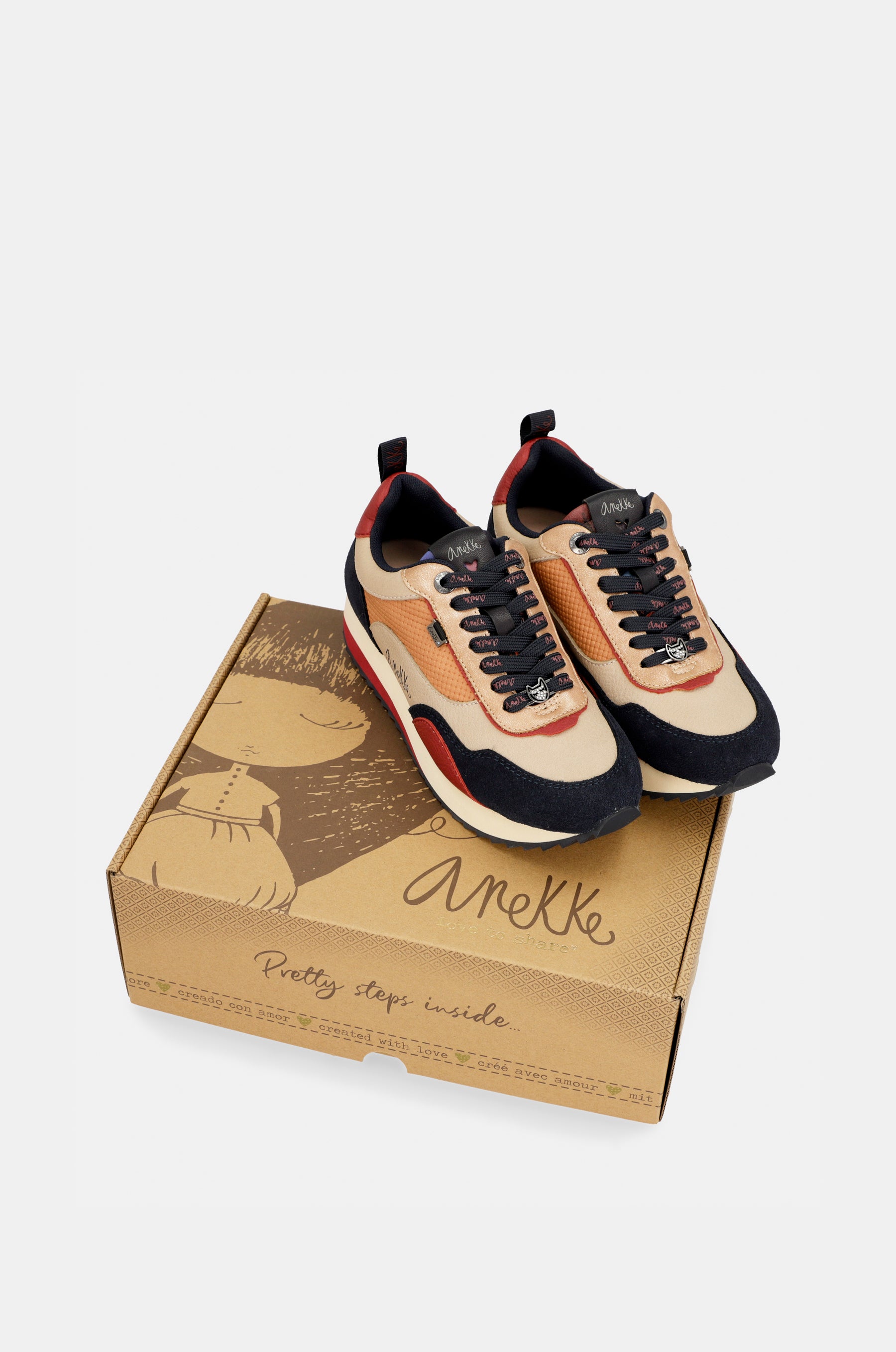 Multicolor Contemporary Sports Sneakers