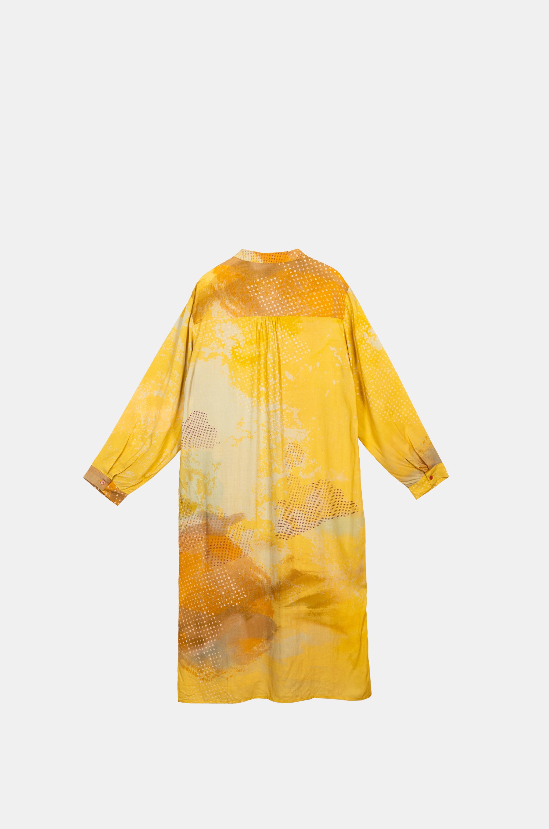 Yellow shirt dress
