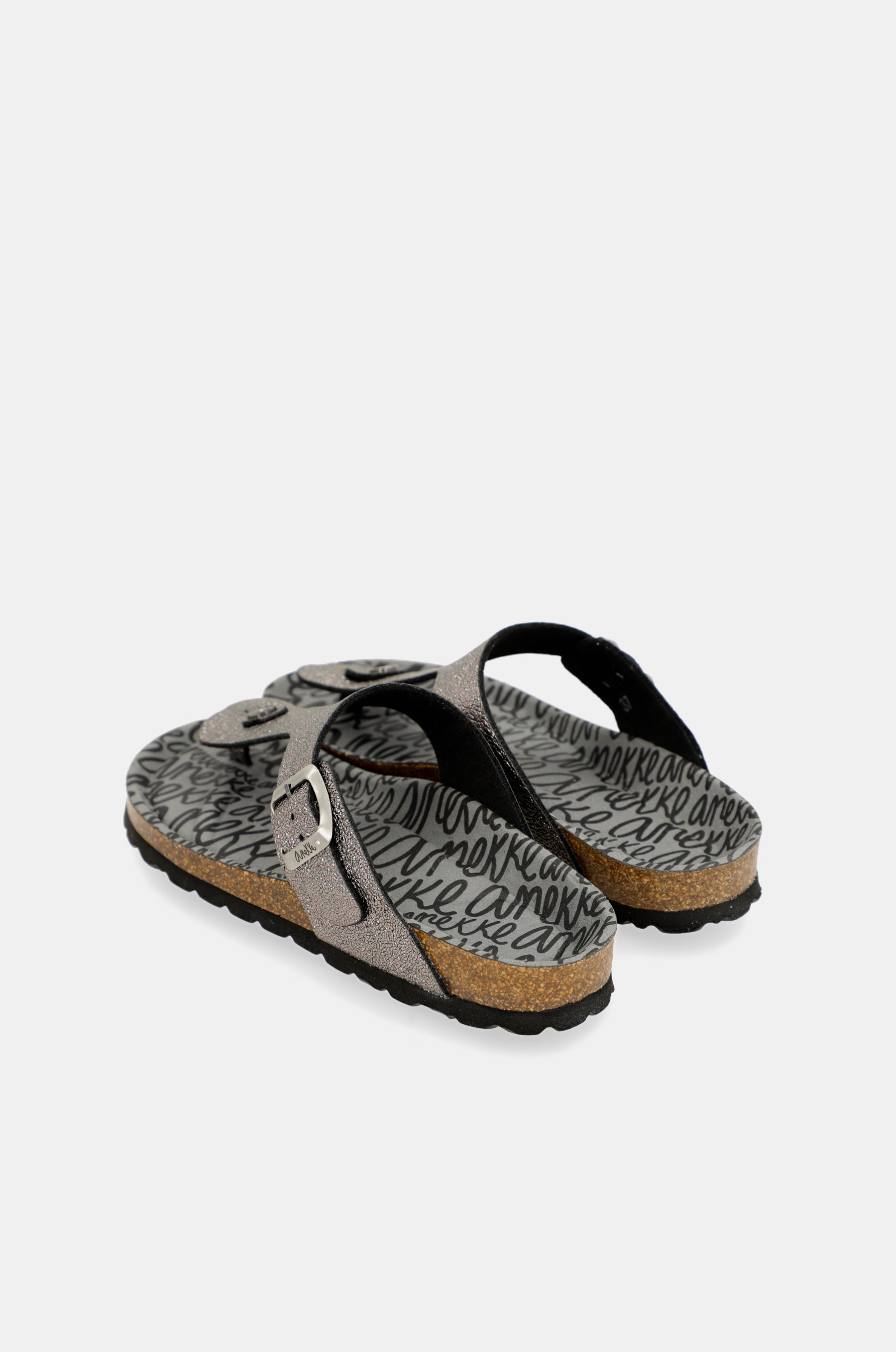 Women's silver bio sandals