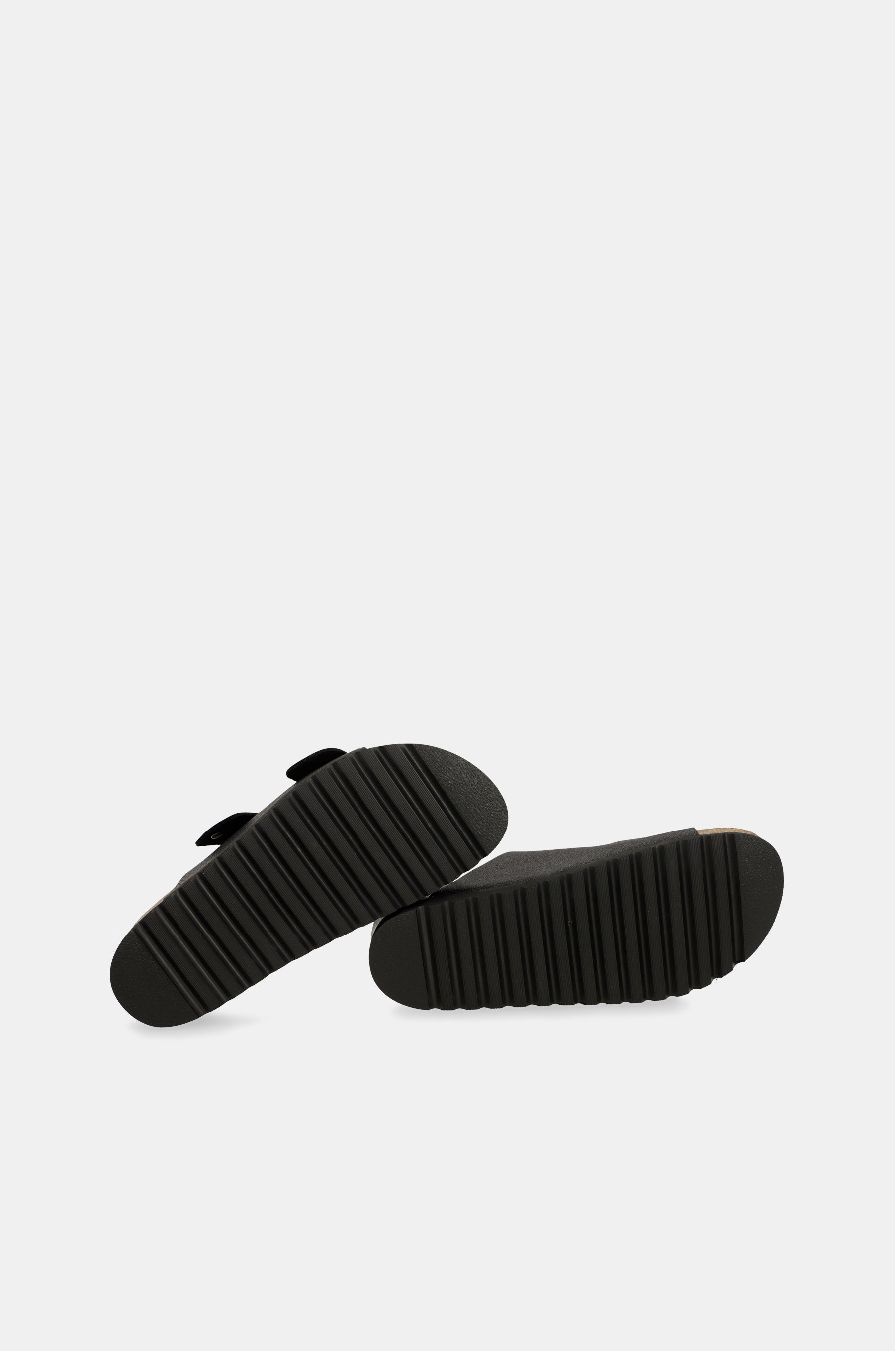 Women's black bio sandals