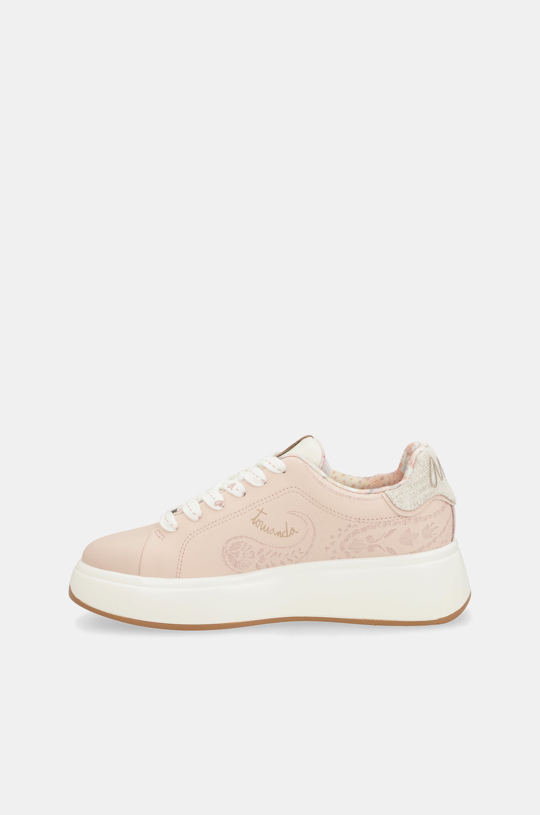 Peace & Love pink sneakers