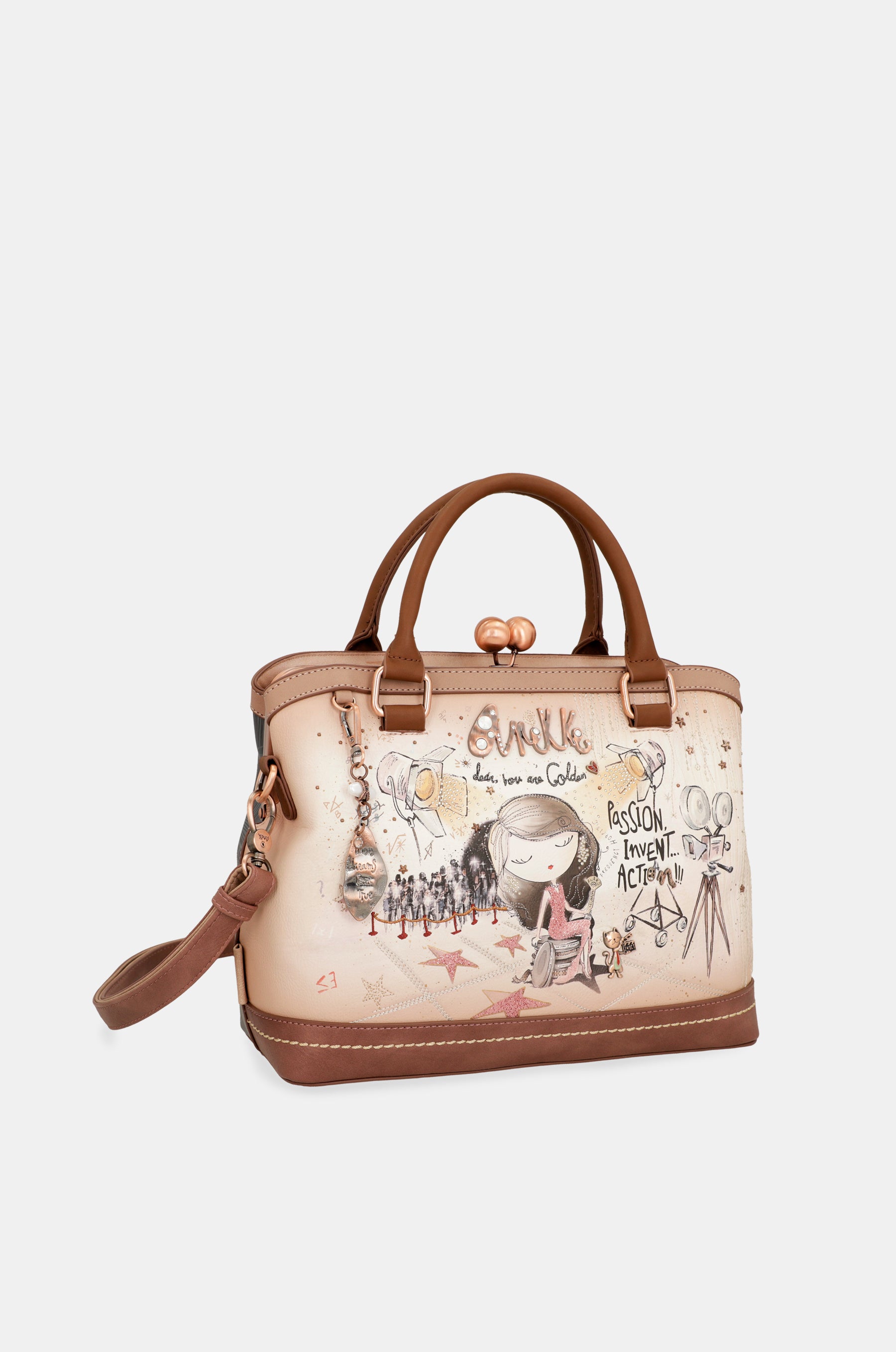 Hollywood kiss clasp bag