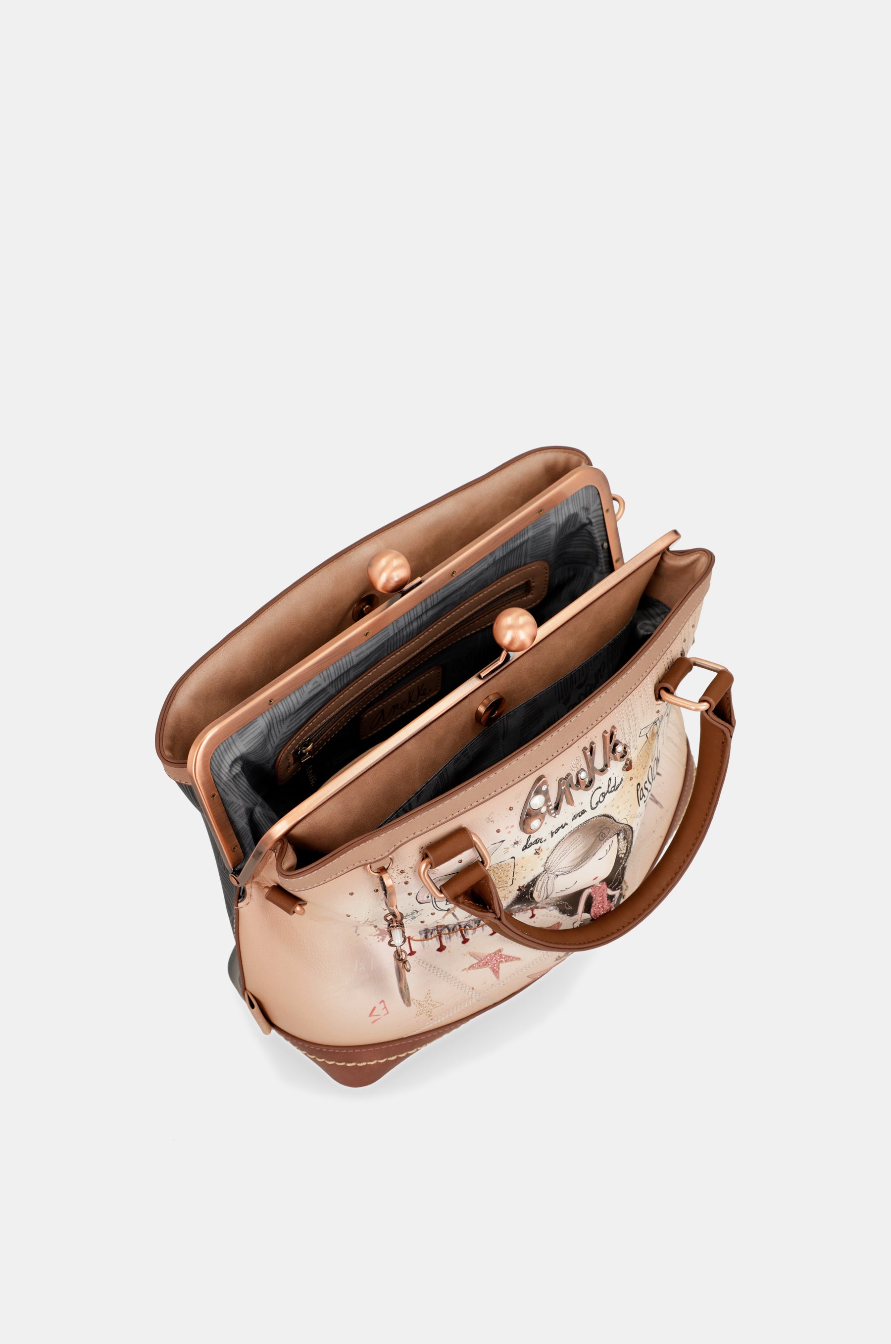 Hollywood kiss clasp bag