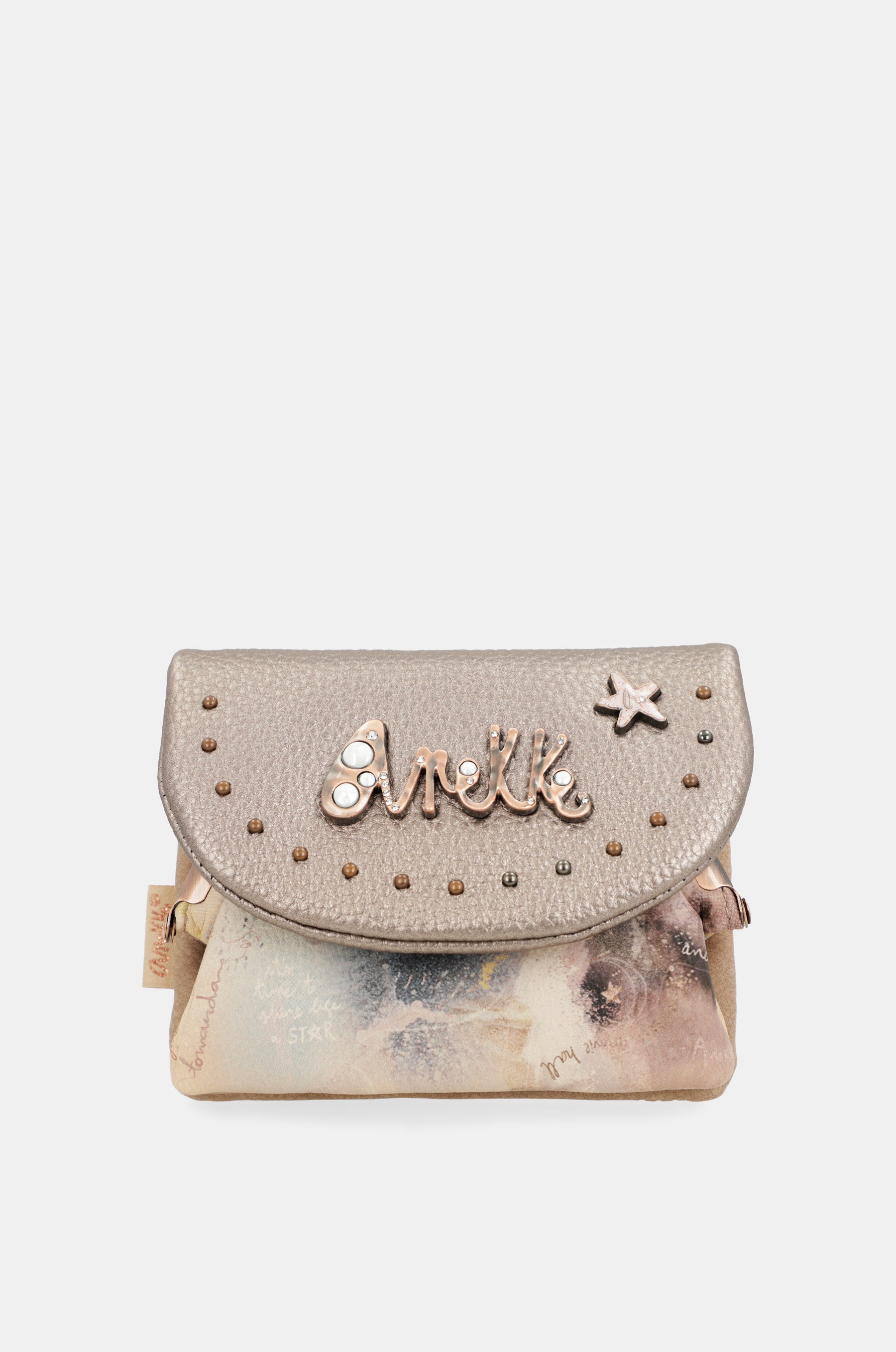 Stars coin purse with flap