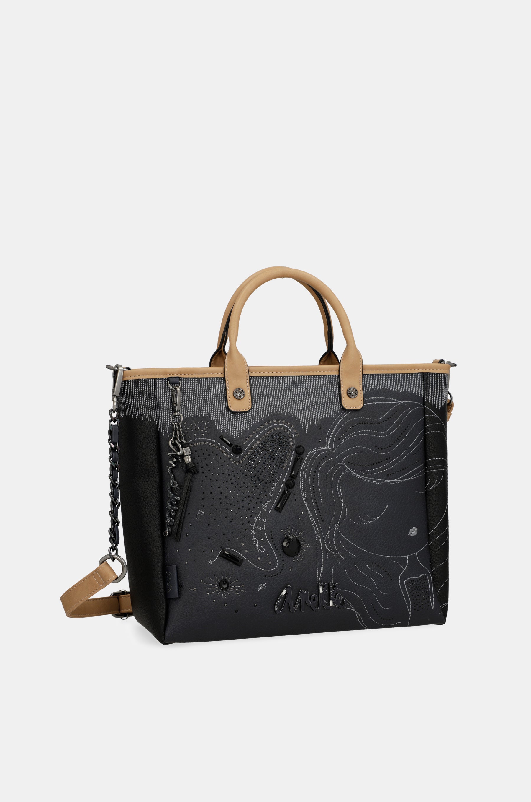 Studio navy blue tote