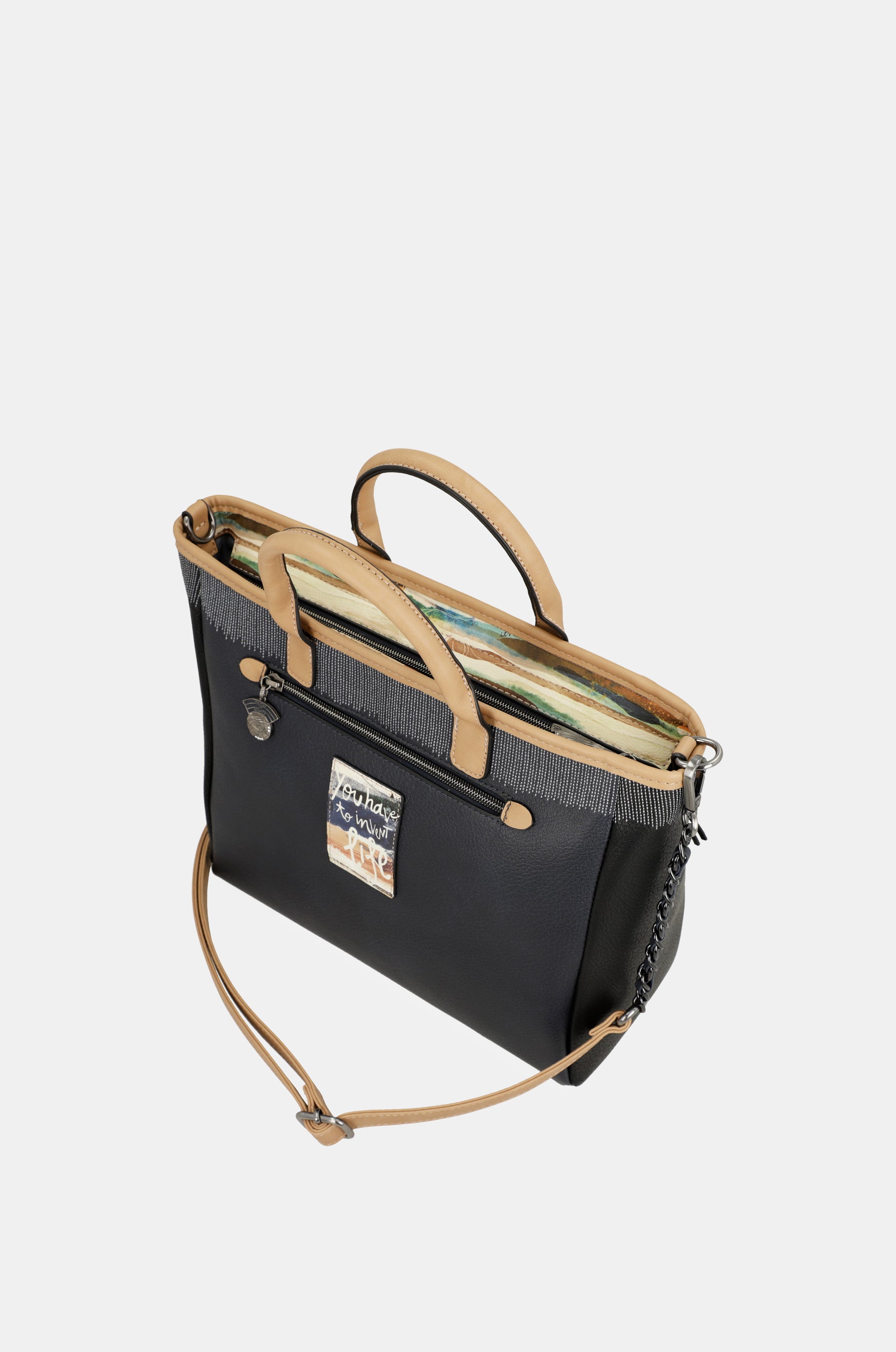 Studio navy blue tote