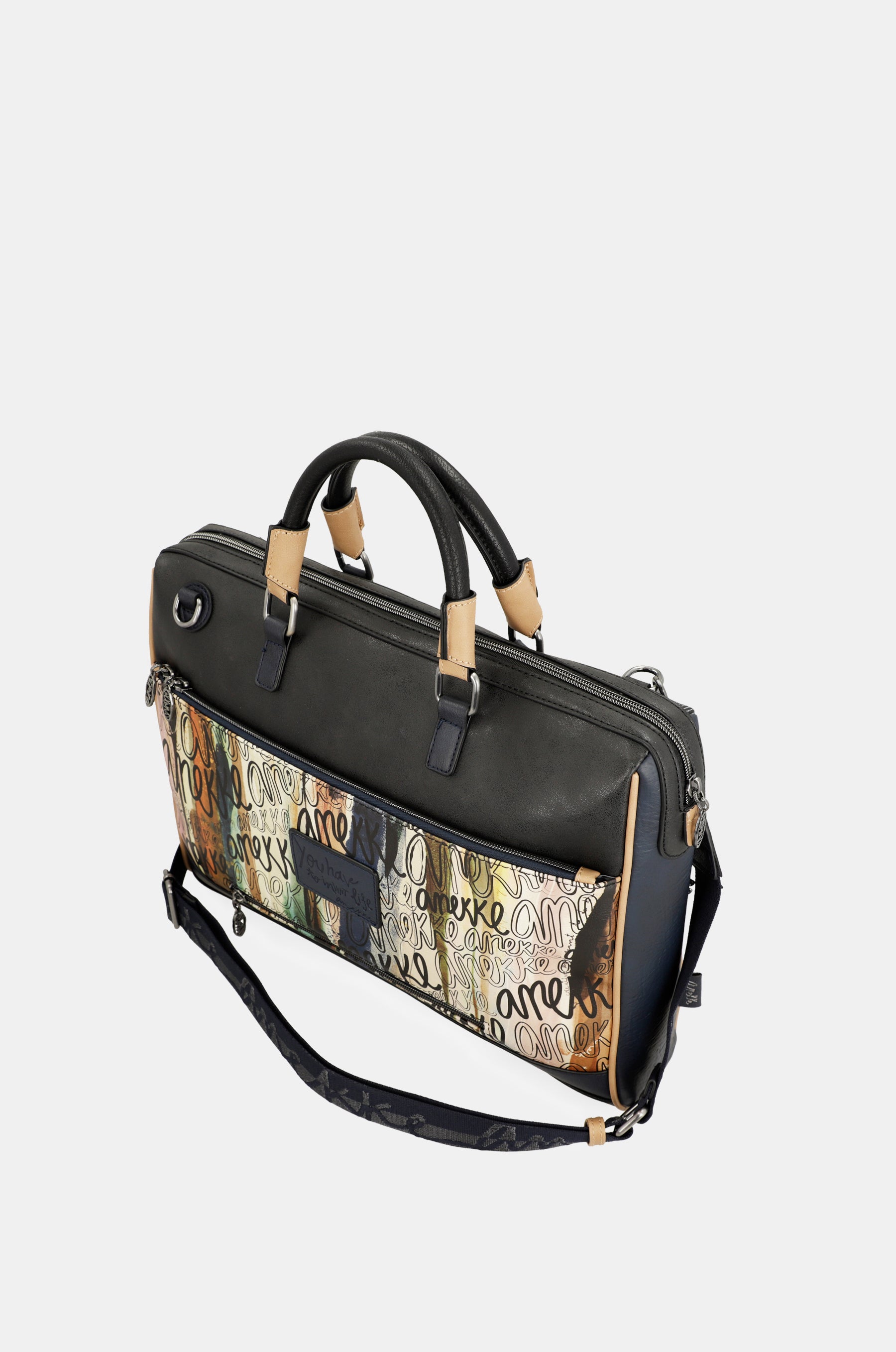 Studio navy blue briefcase