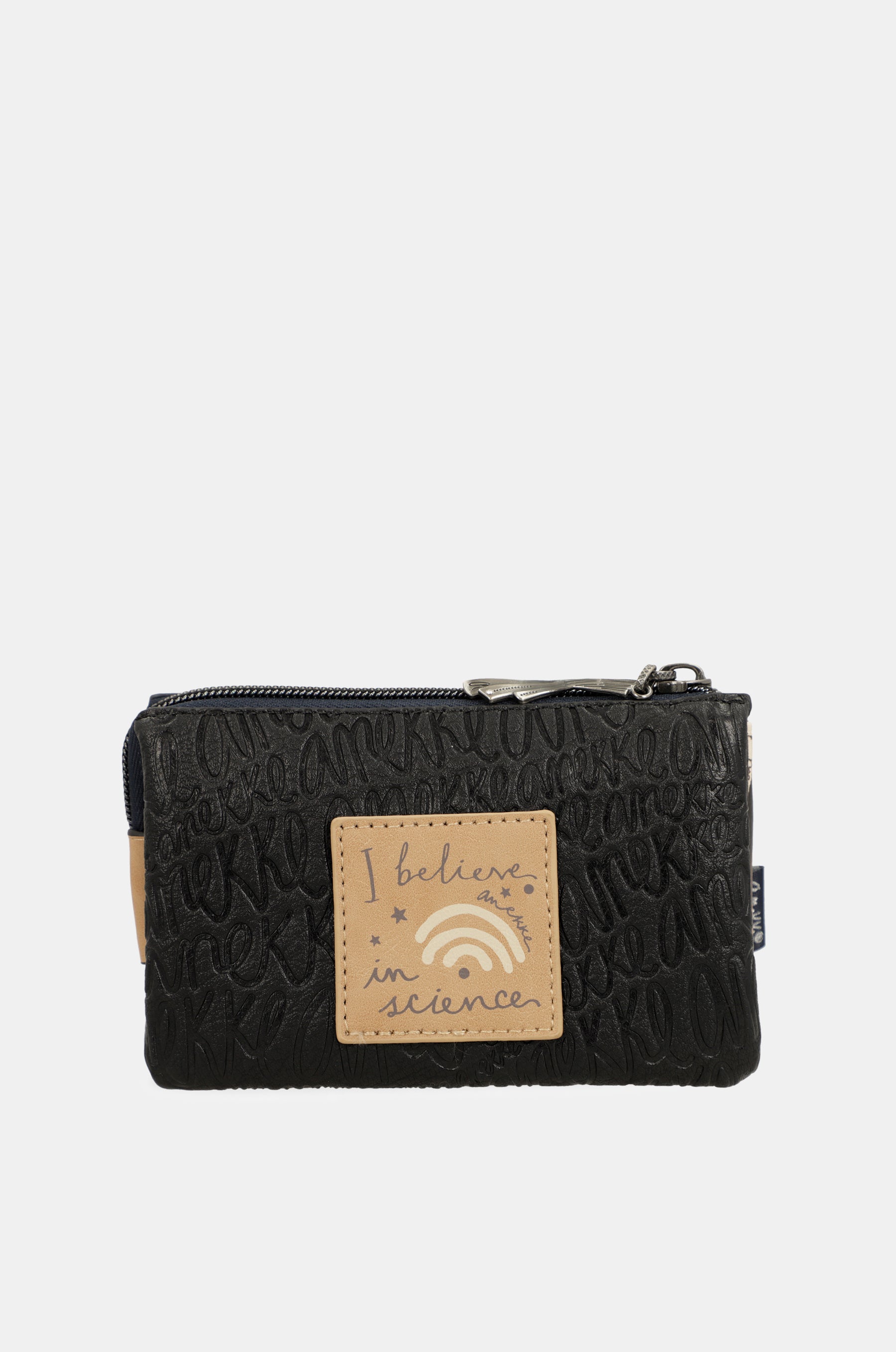 Studio navy blue triple coin purse