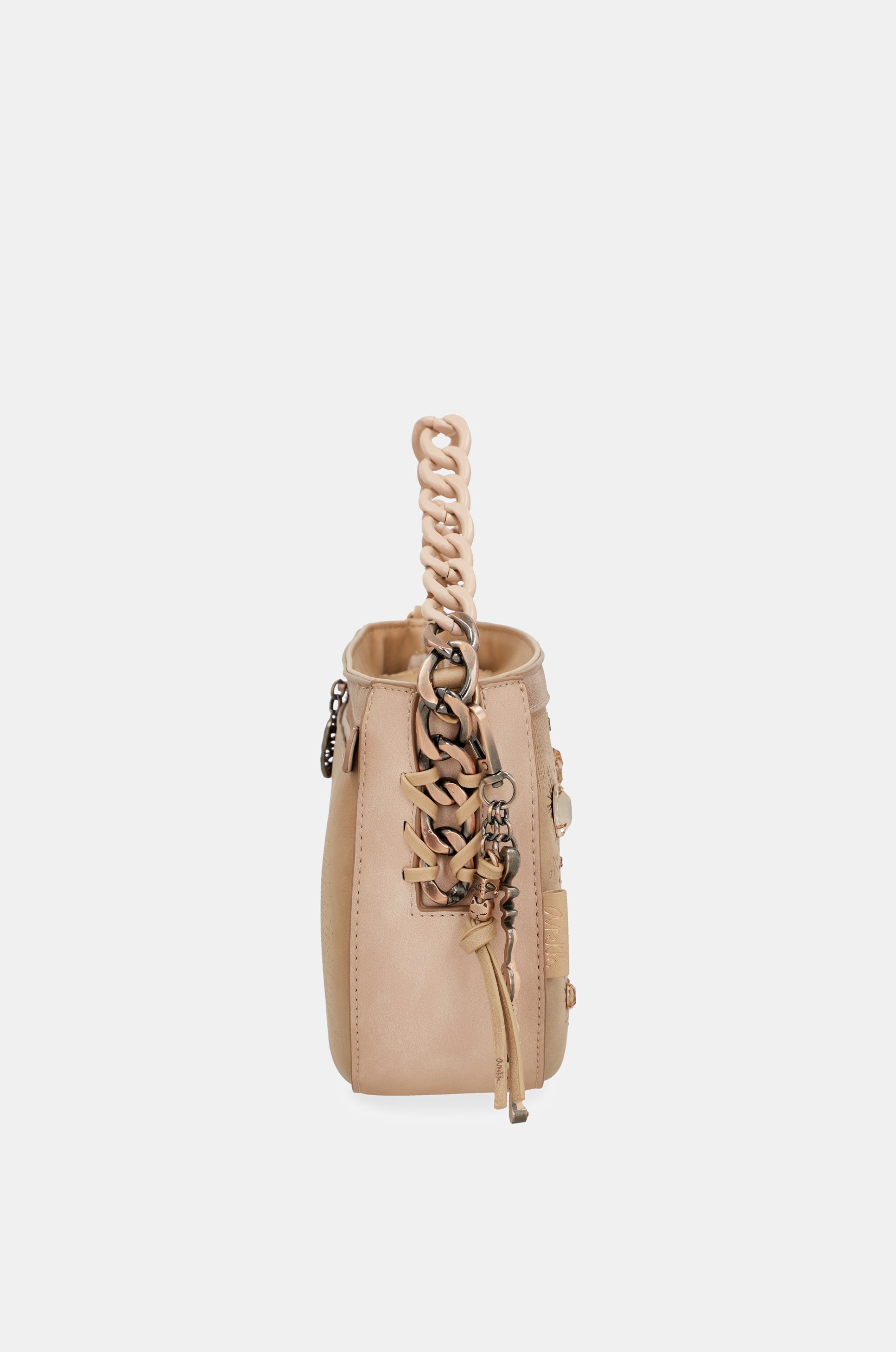Studio nude oval crossbody bag