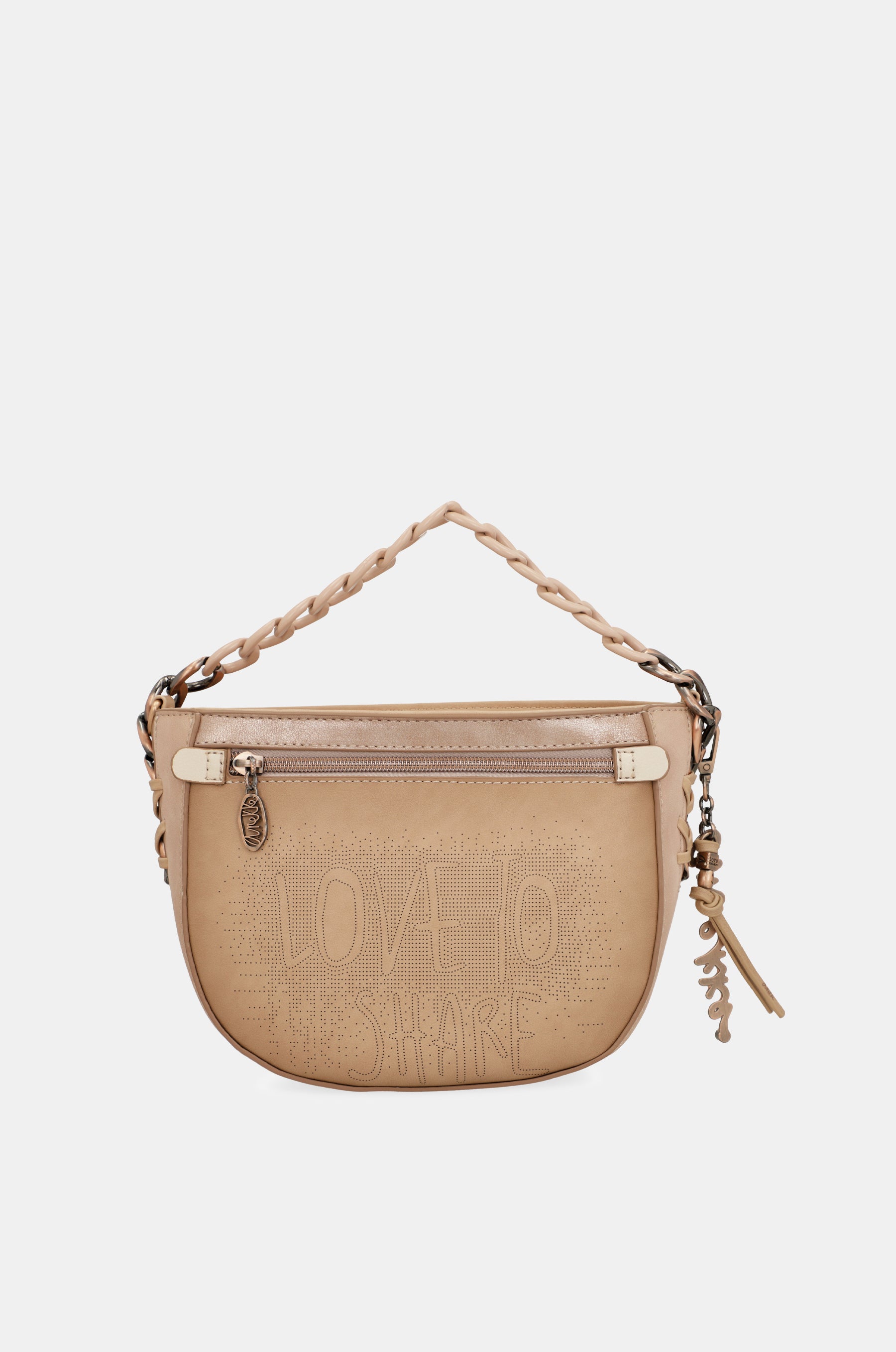 Studio nude oval crossbody bag