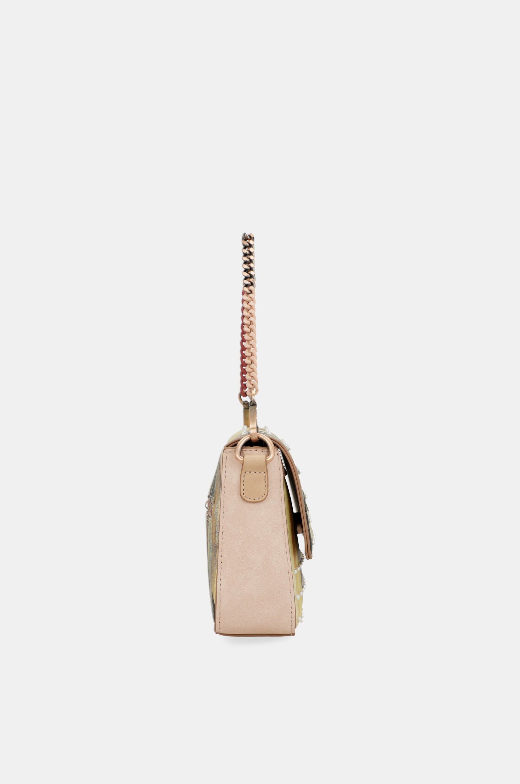 Anekke Studio nude baguette bag