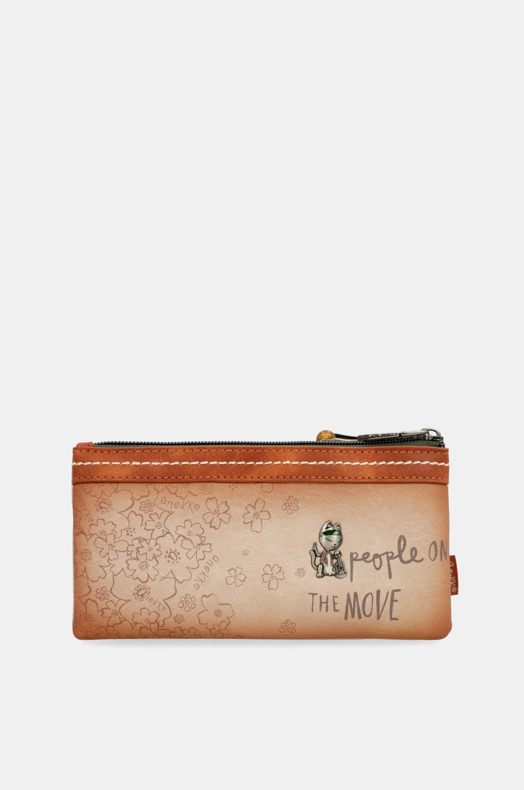 Peace & Love camel pencil case
