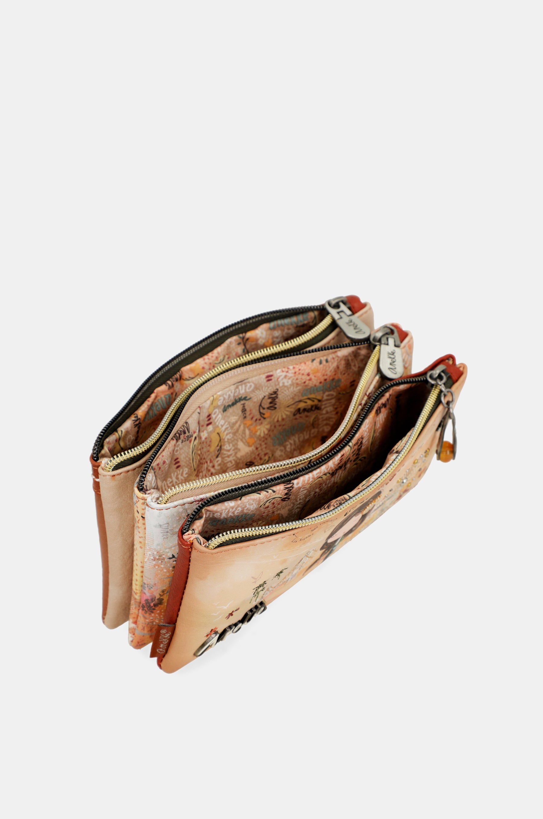 Peace & Love camel pencil case
