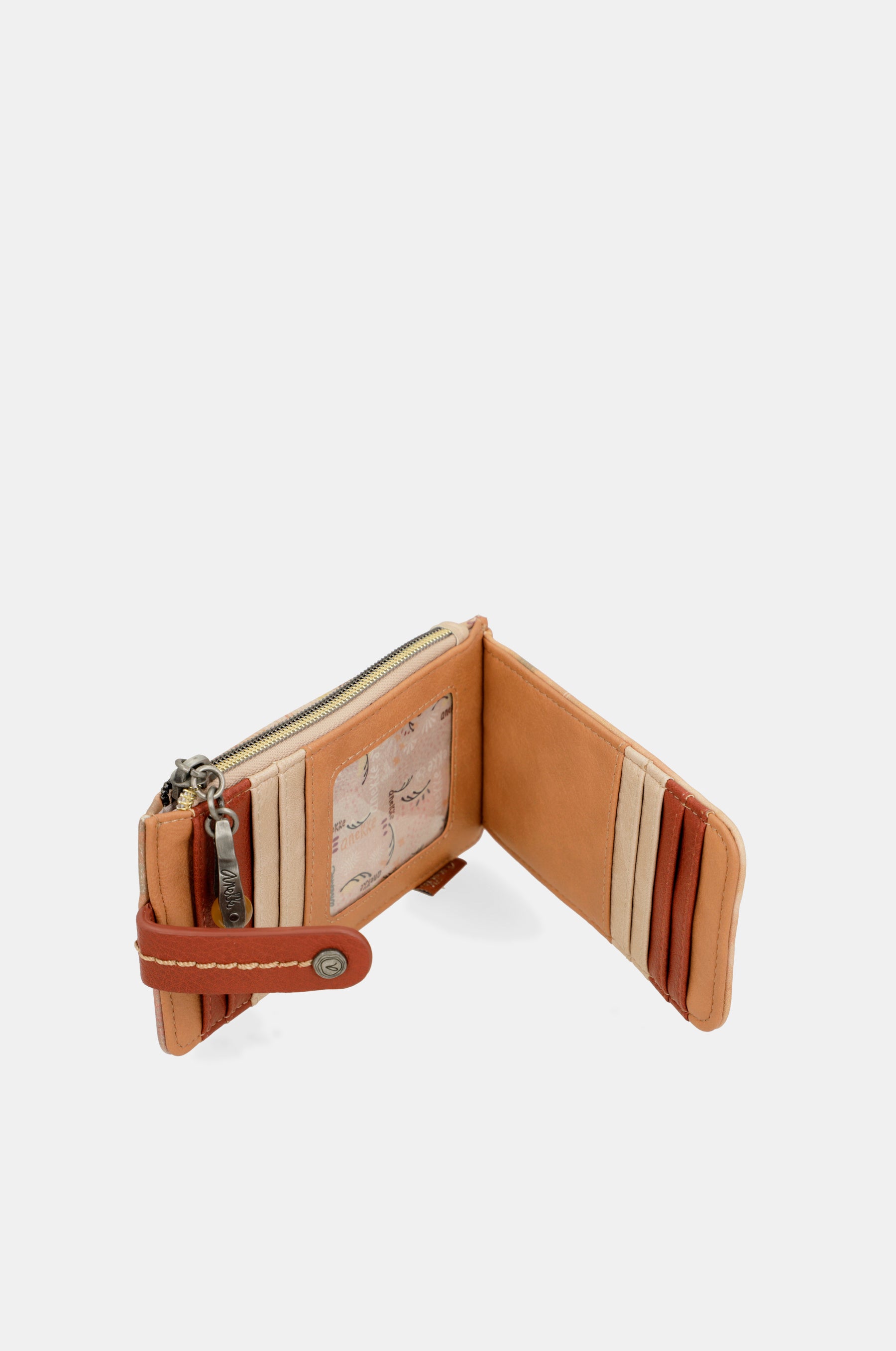 Peace & Love camel RFID card holder
