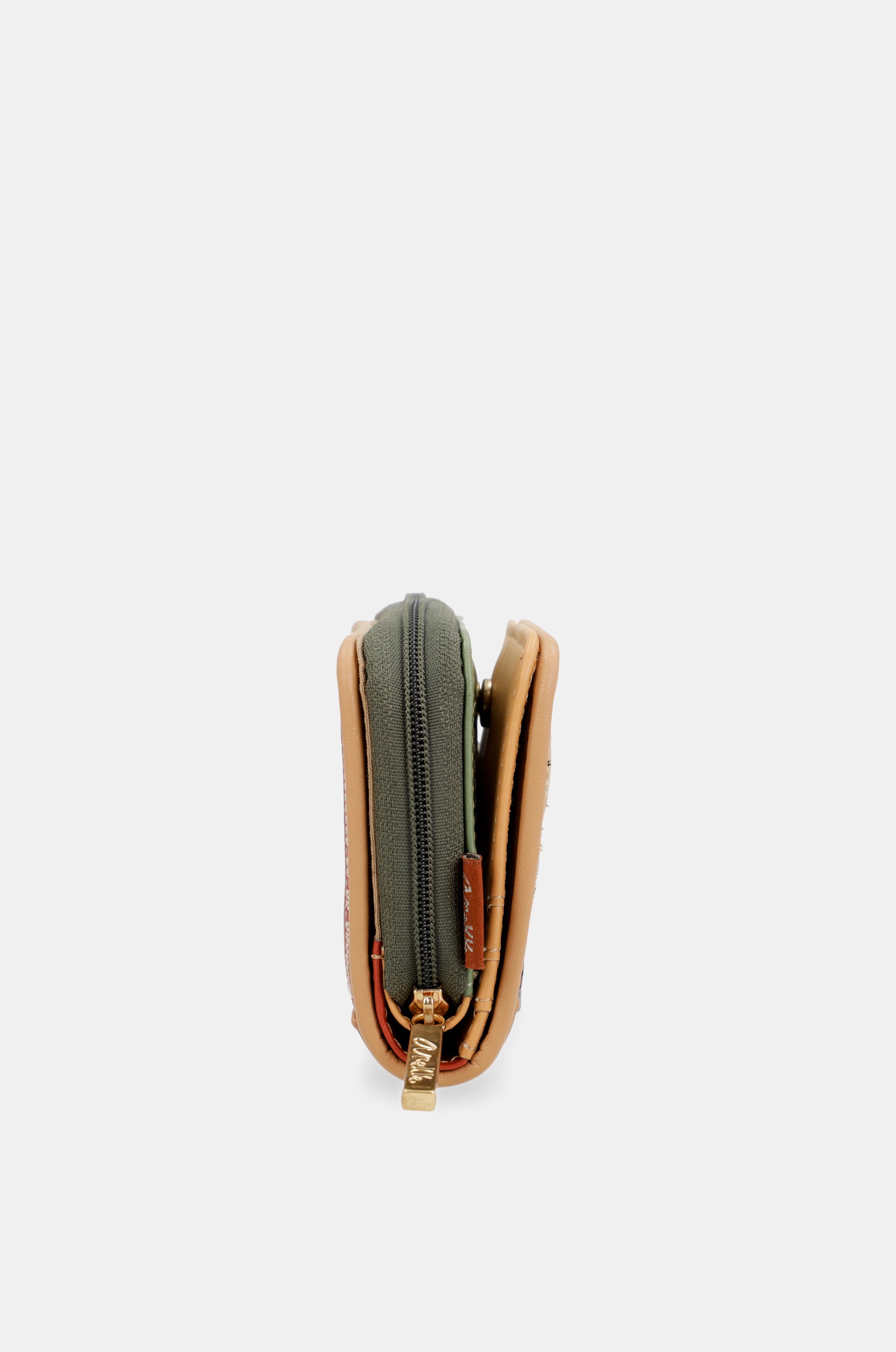 Peace & Love camel RFID wallet