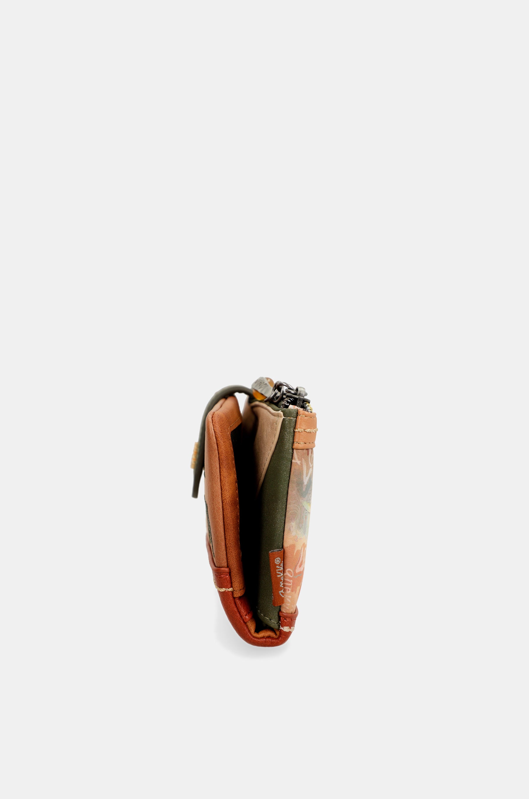 Flowers flexible large RFID wallet
