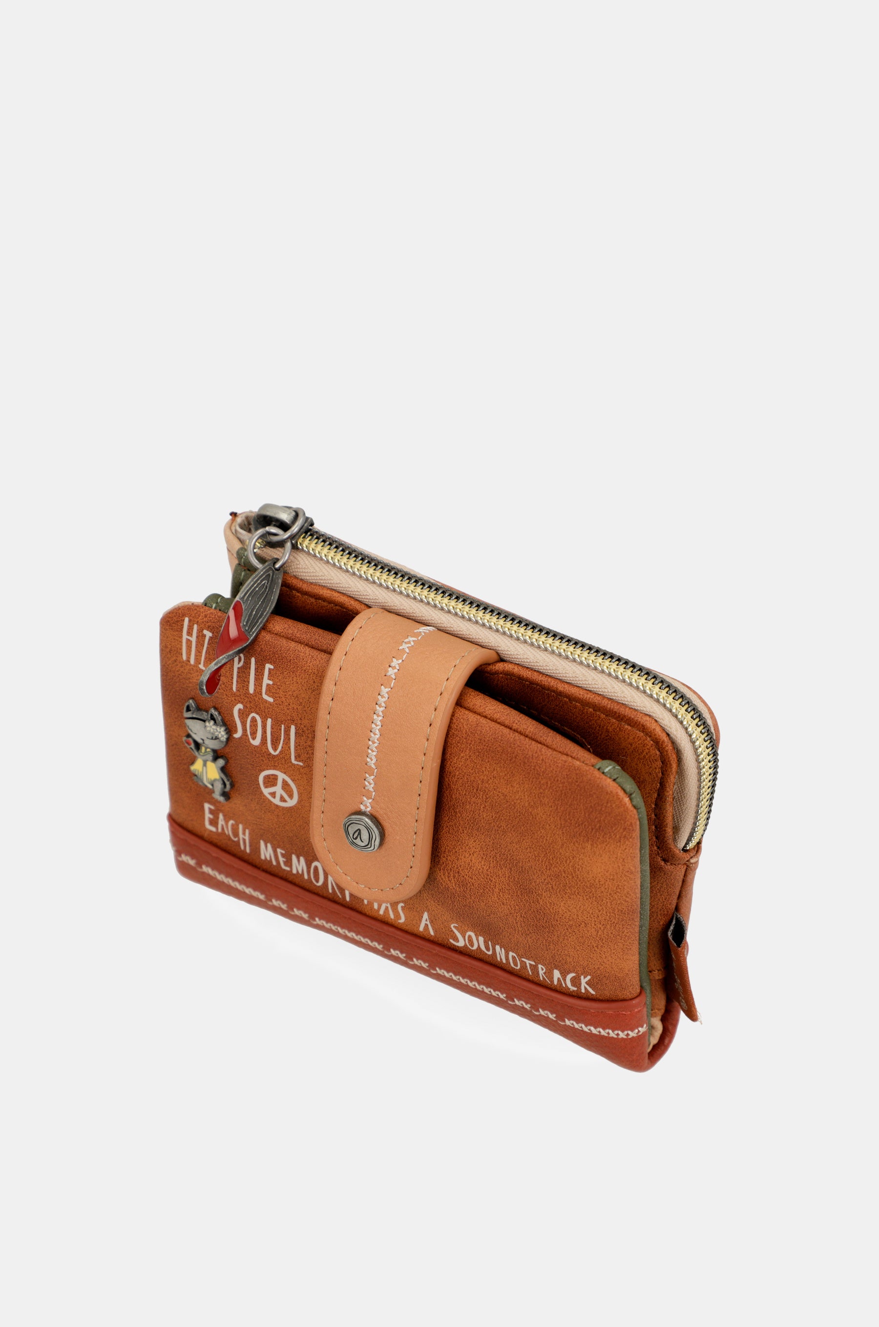 Flowers small RFID wallet