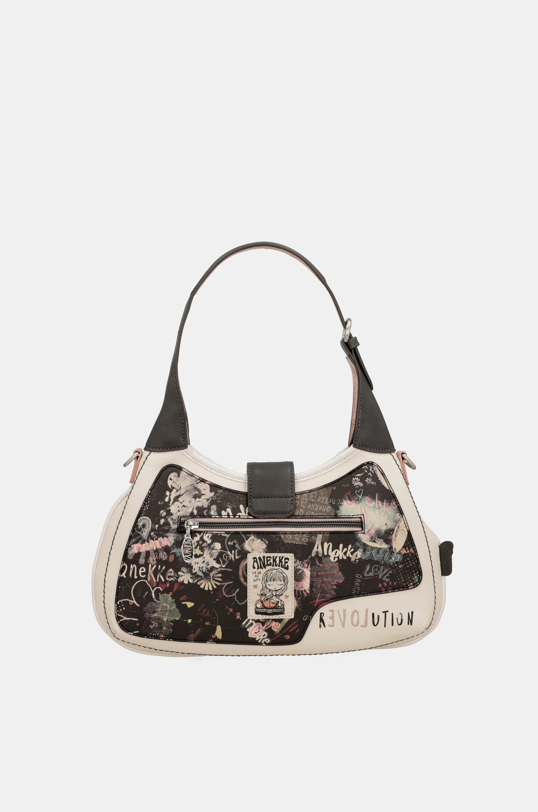 Psicodelic hobo shoulder bag