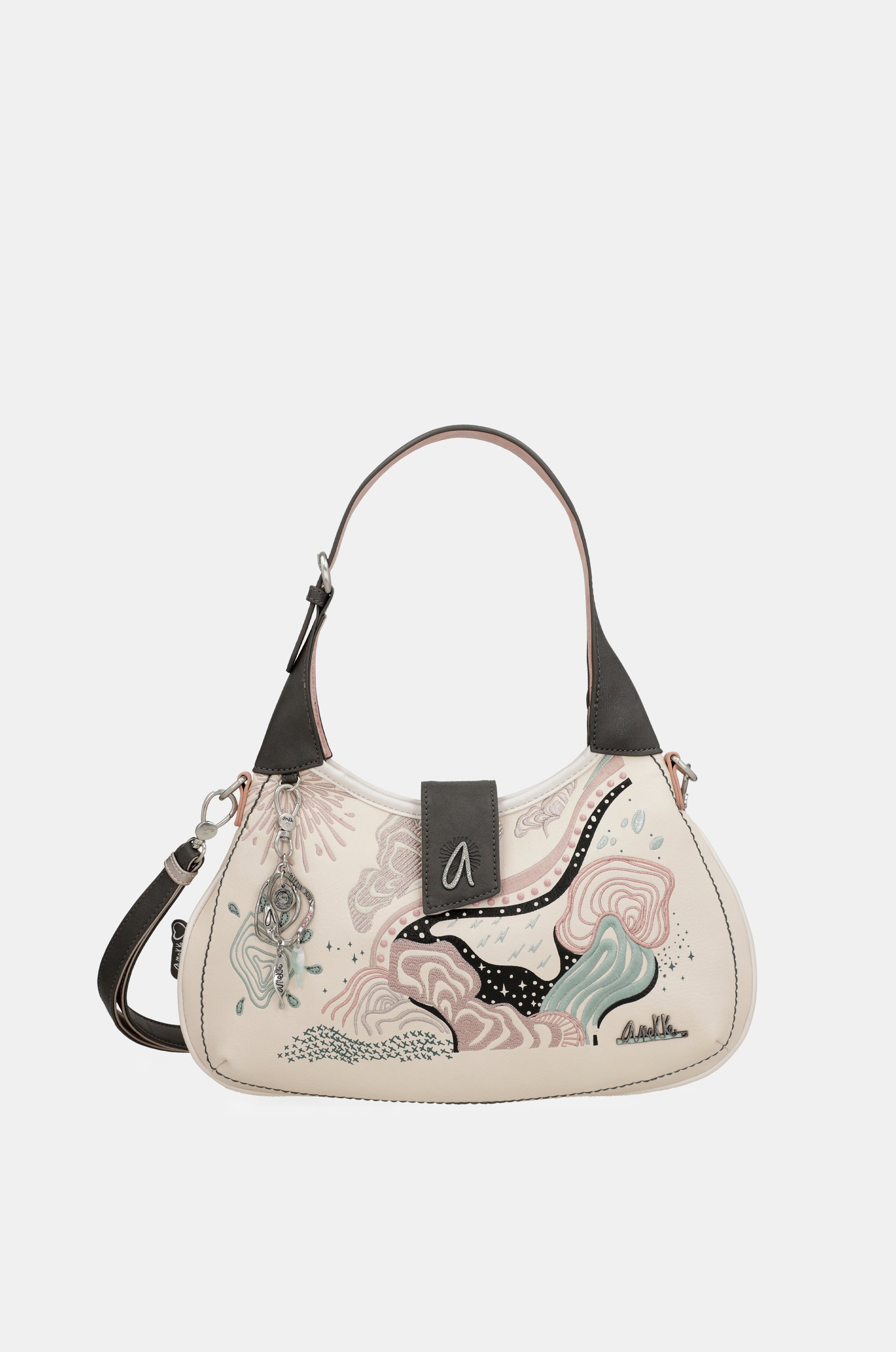 Psicodelic hobo shoulder bag