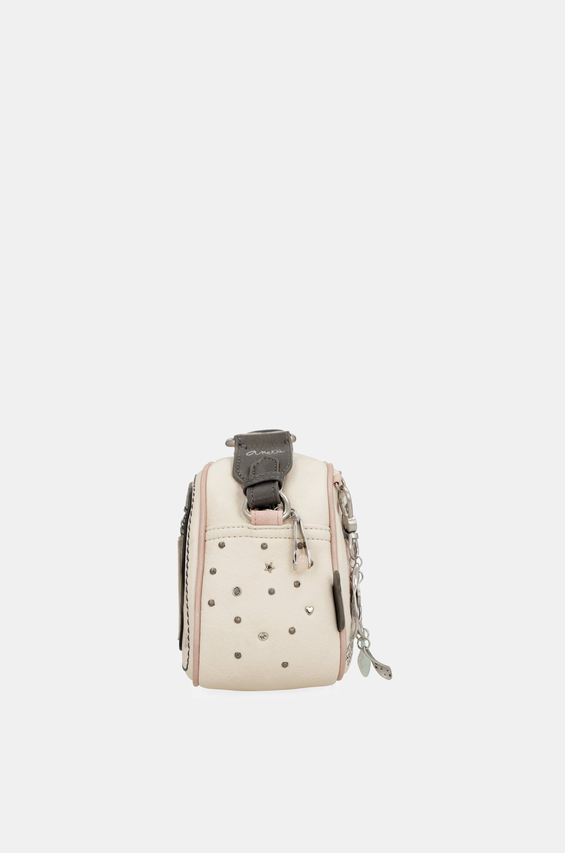 Psicodelic oval crossbody bag