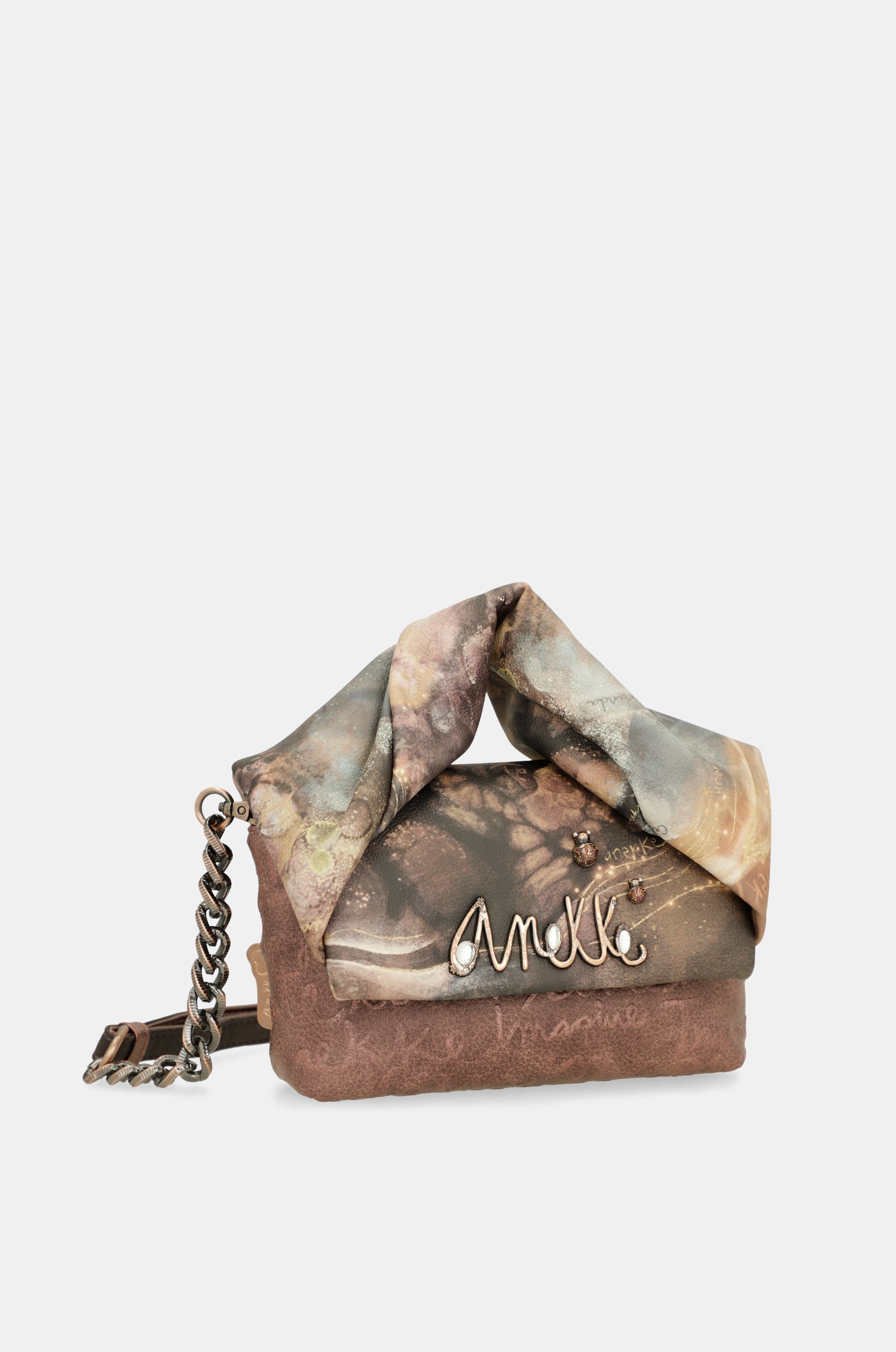 Land crossbody bag with flap closure