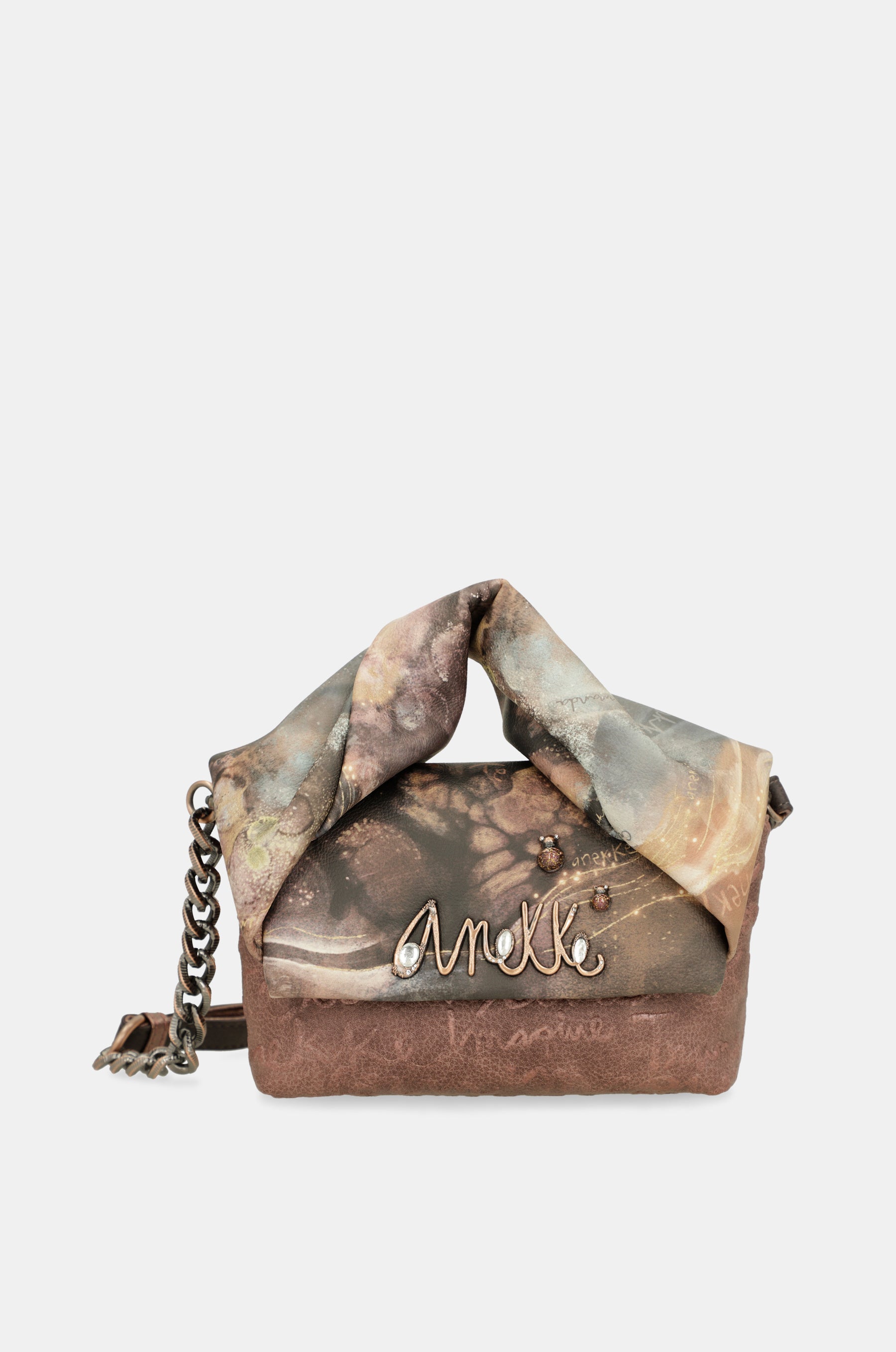 Land crossbody bag with flap closure