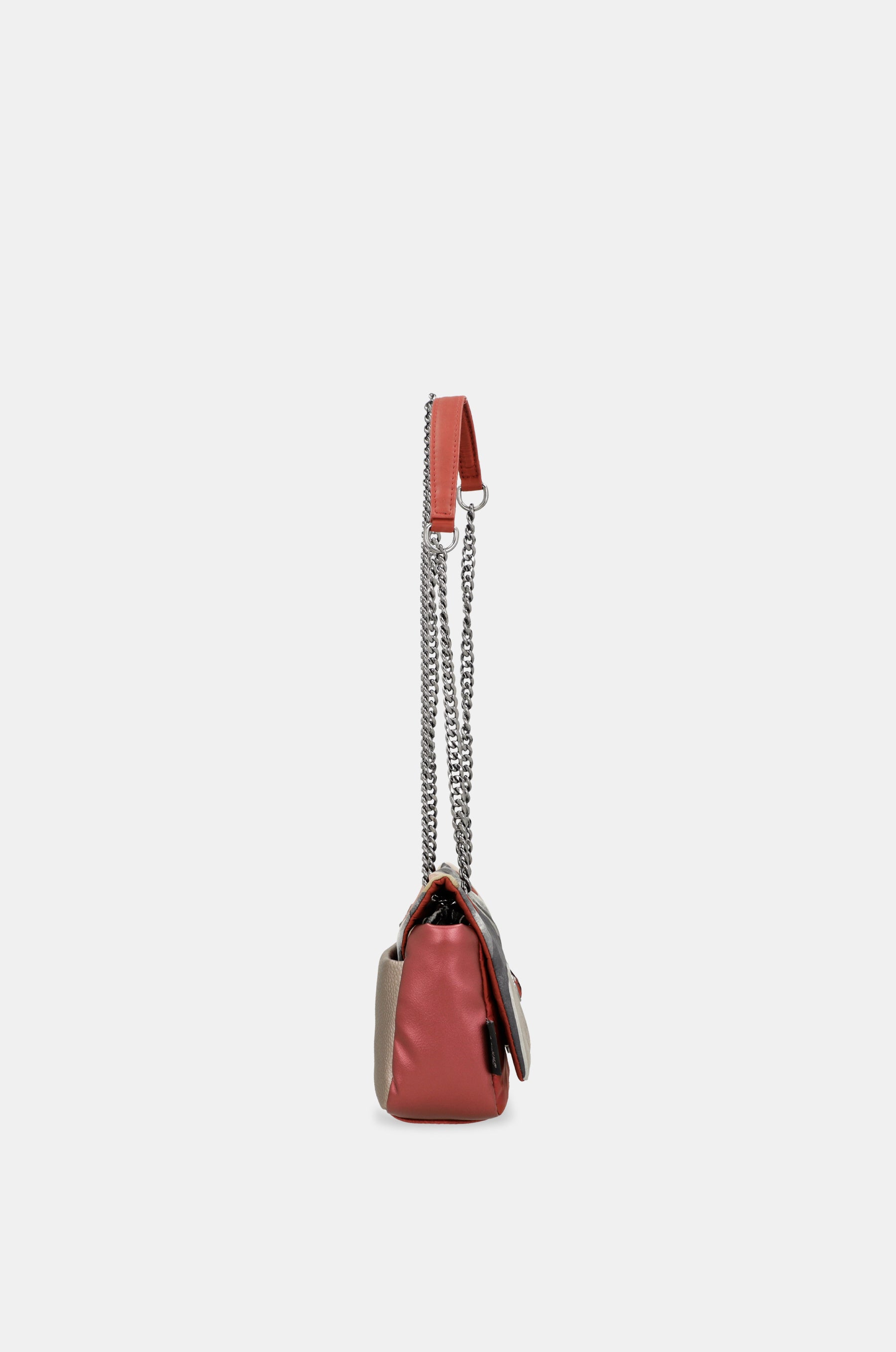 Imaginary crossbody bag with flap