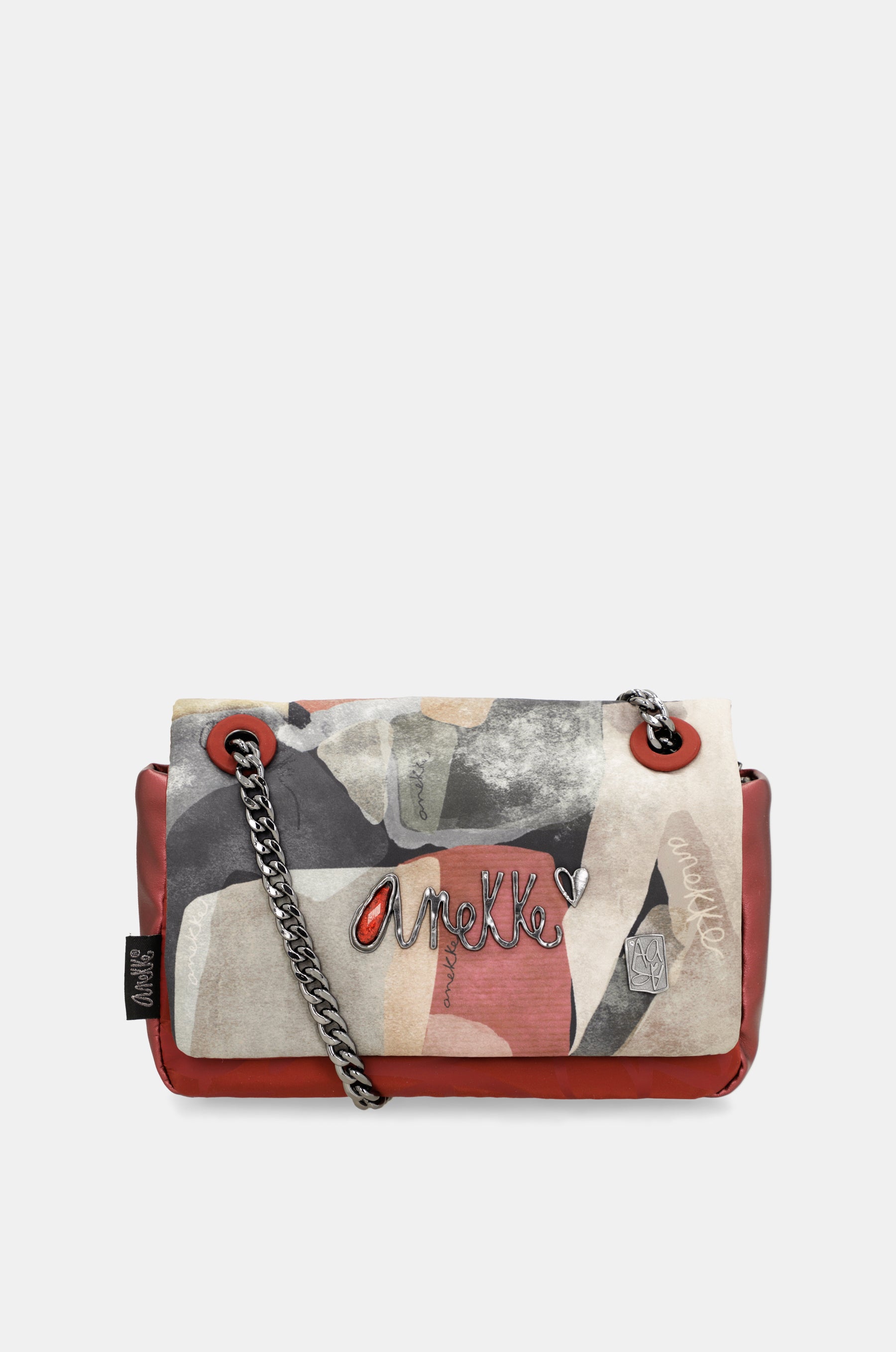 Imaginary crossbody bag with flap
