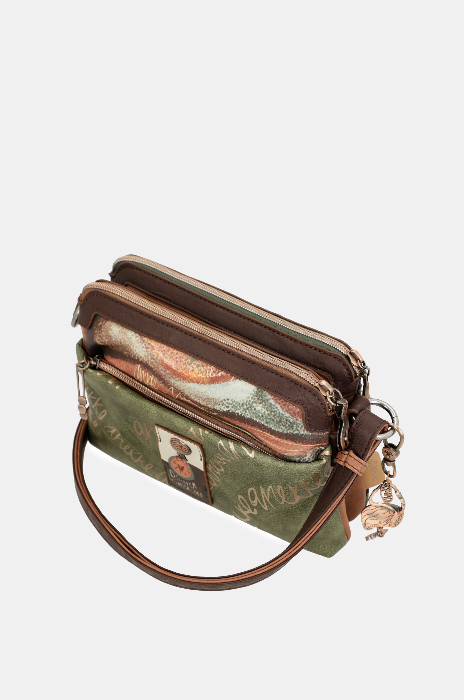 Outer 2-compartment crossbody bag