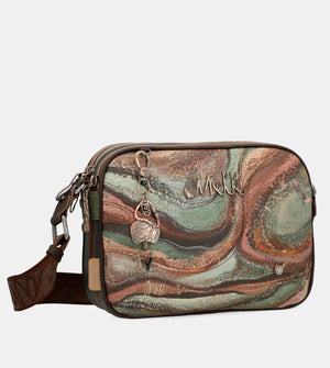 Sac Bandoulière Anekke 3 Compartiments - Multicolor, Réglable, En Polyuréthane, Format Mince
