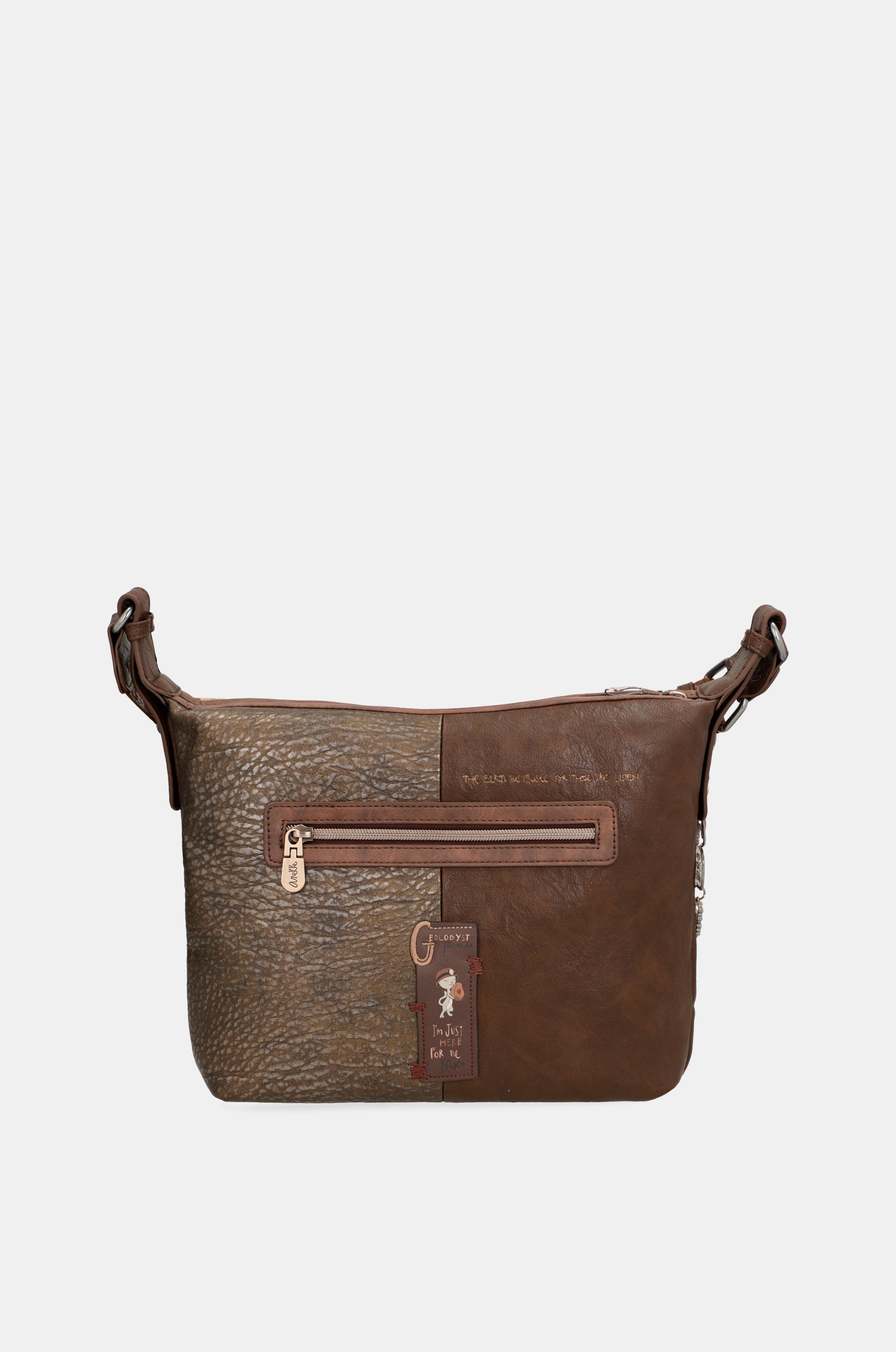 Outer crossbody large bag with pockets