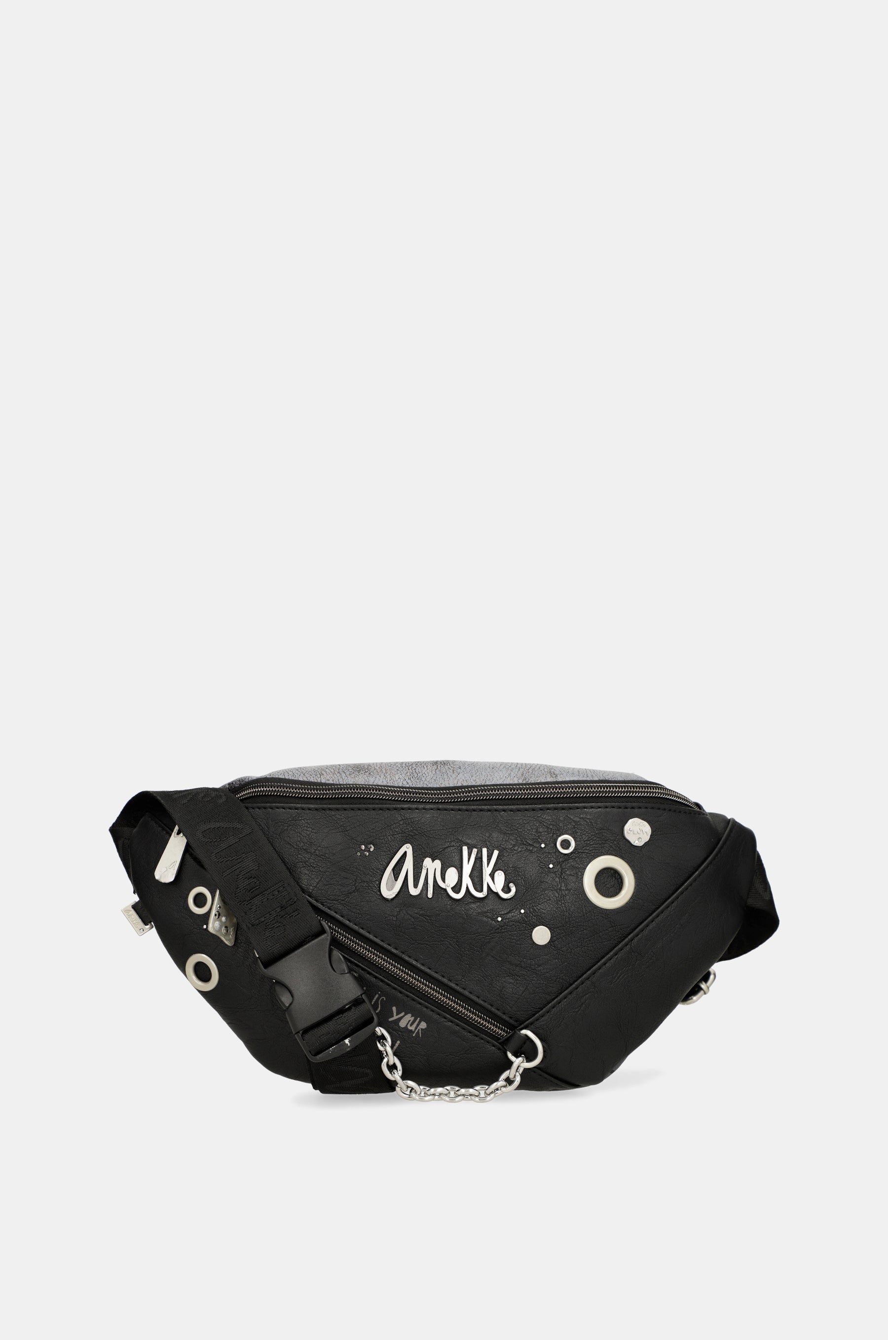 Crust black fanny pack