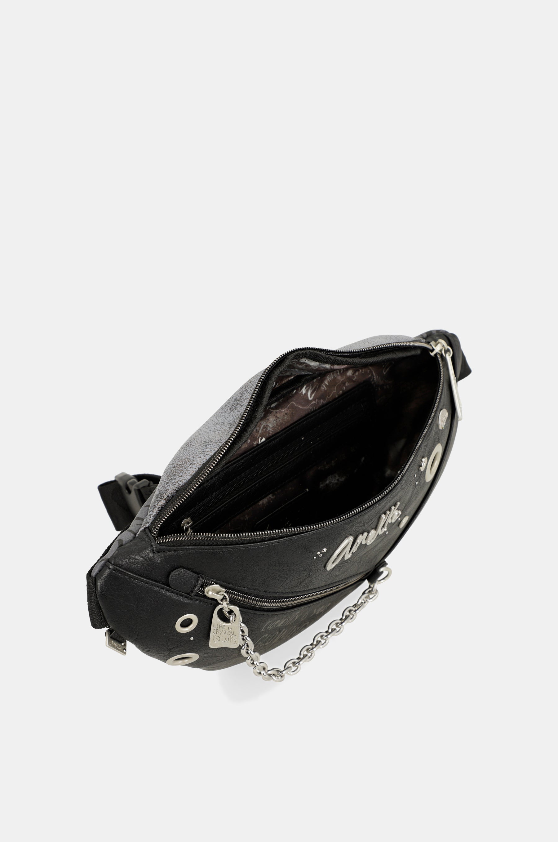 Crust black fanny pack