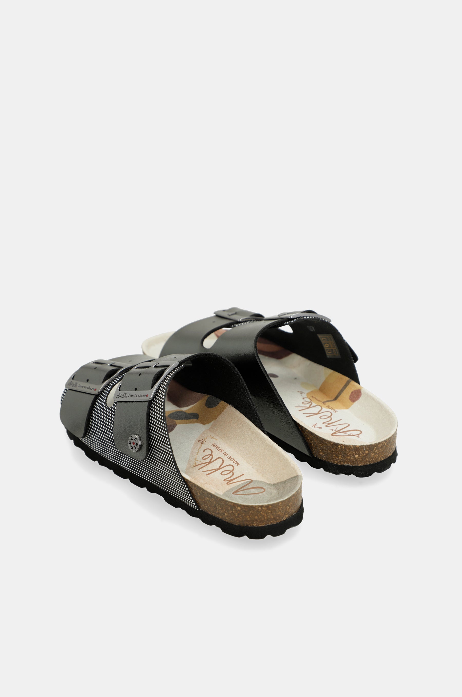 Black bio sandals lunares