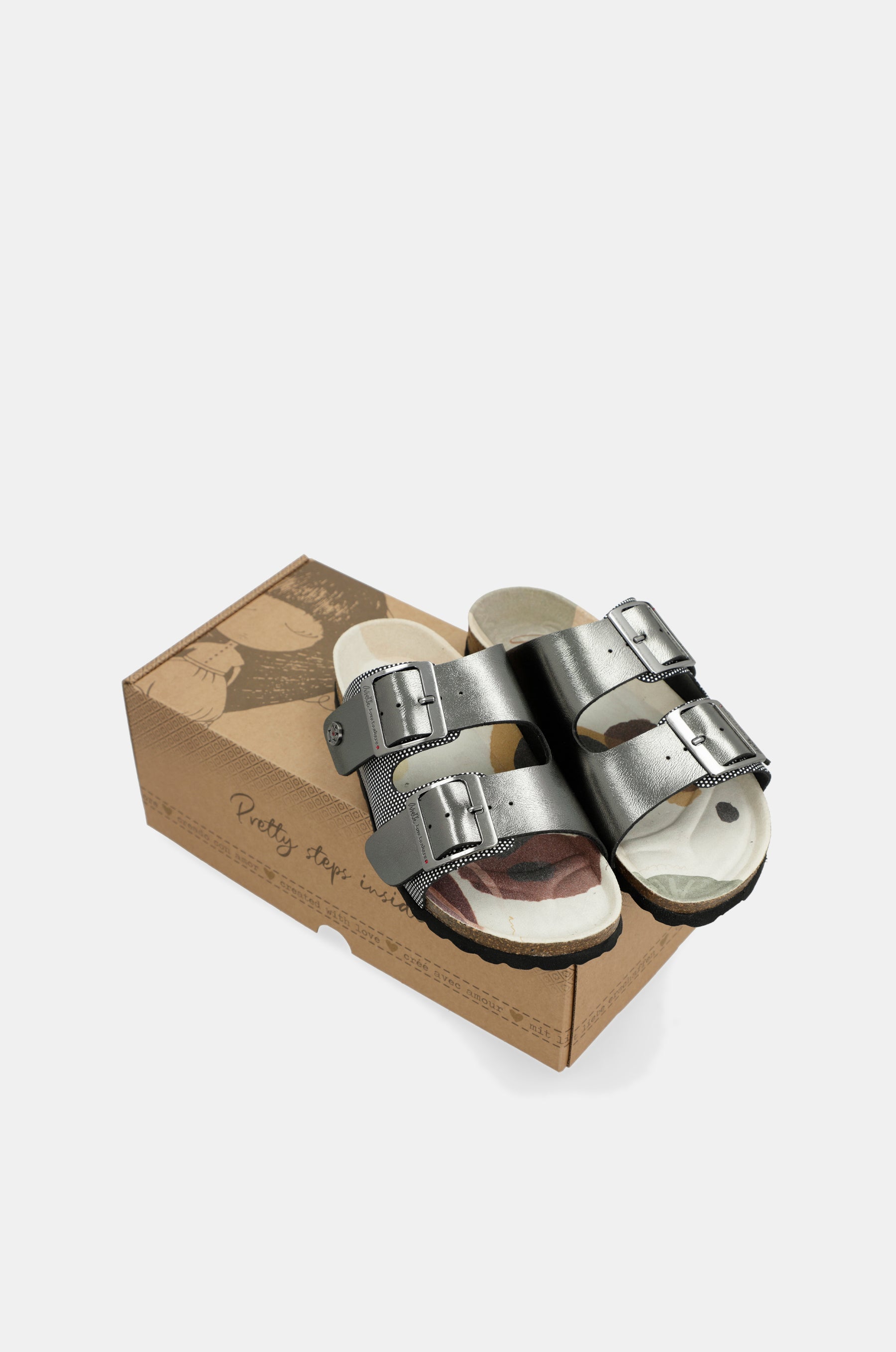 Black bio sandals lunares