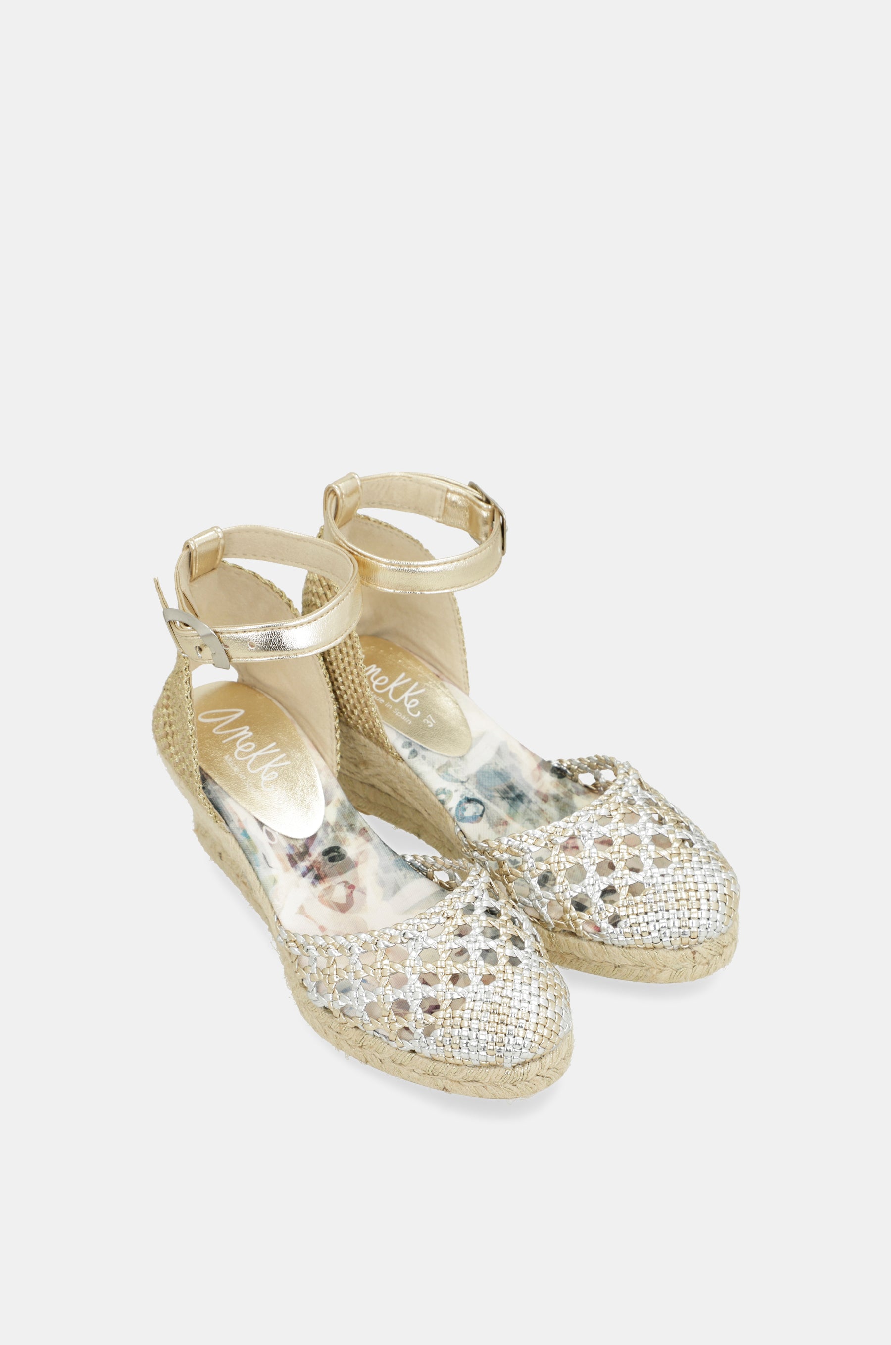 Silver wedge sandals Memories