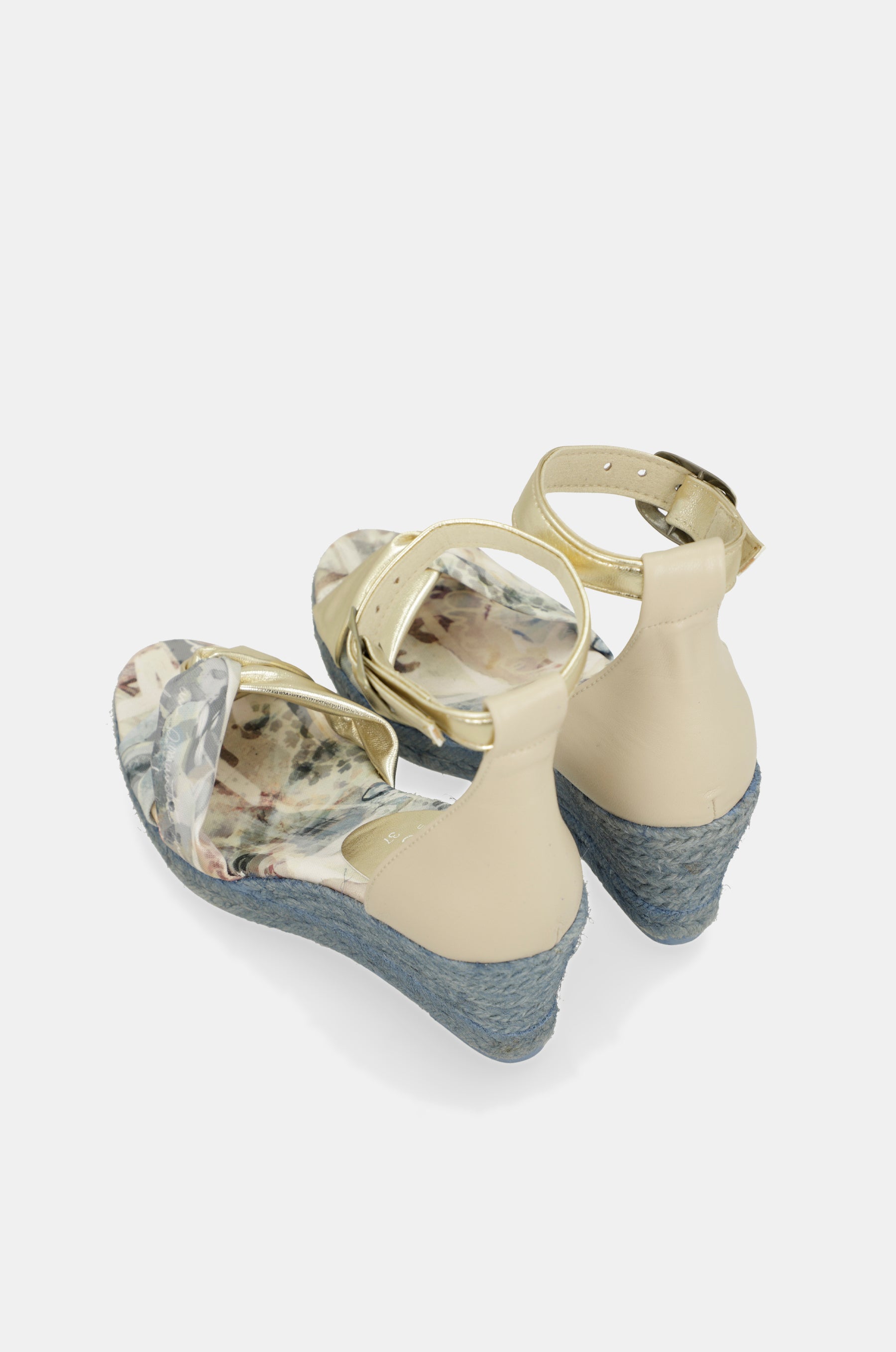 Blue wedge sandals Memories