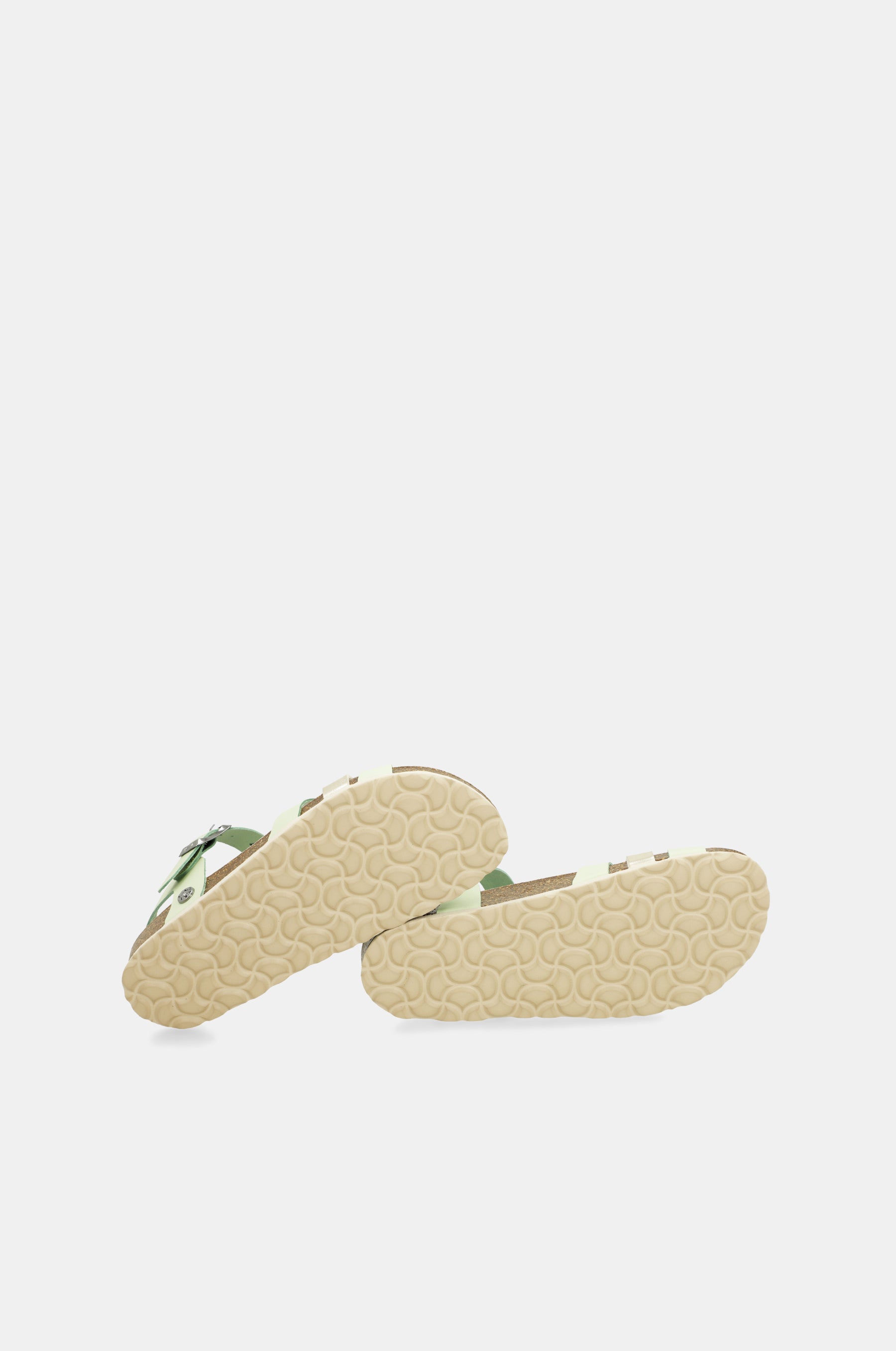 Memories green strappy sandals