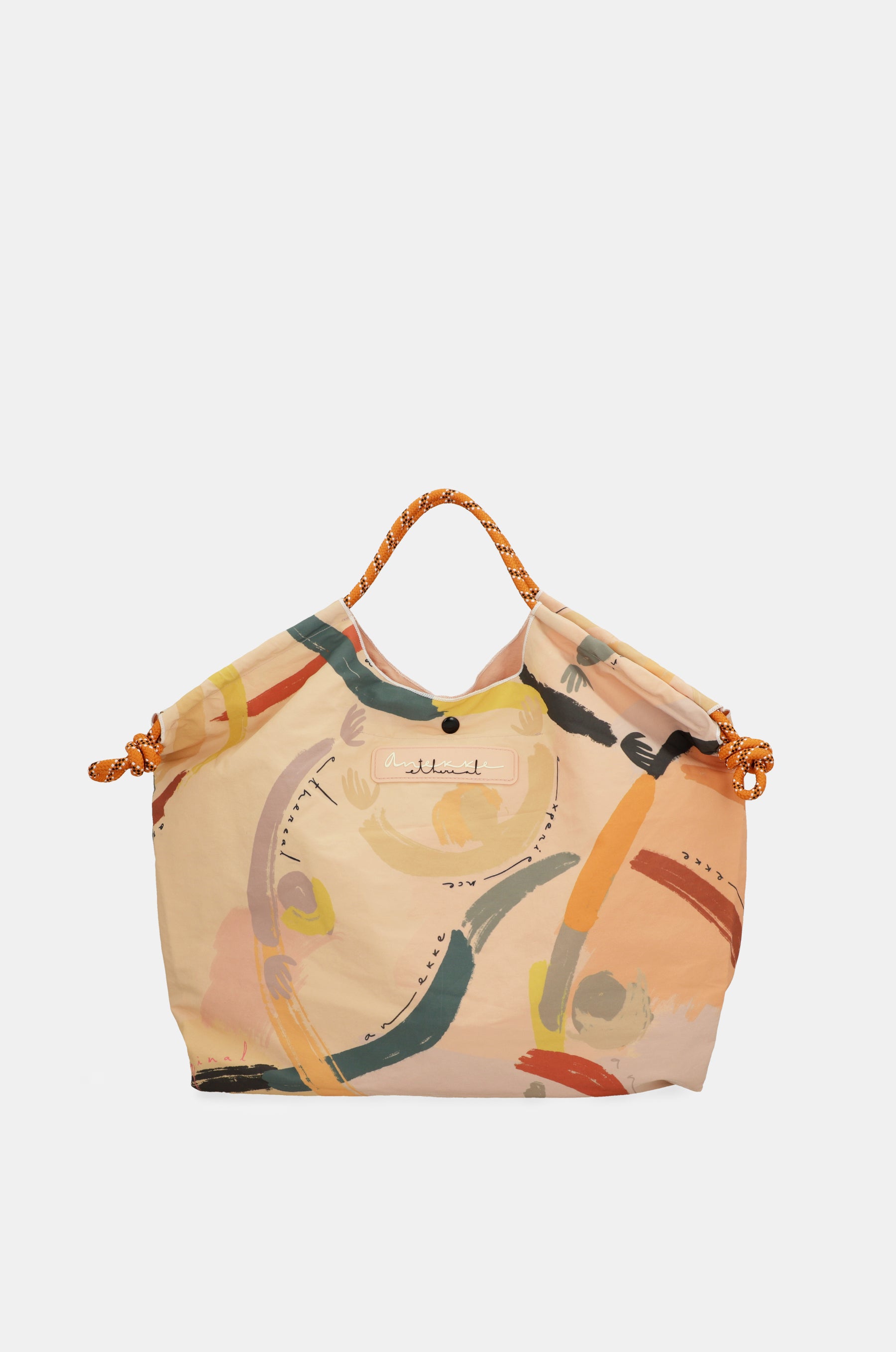 Smart printed beach bag
